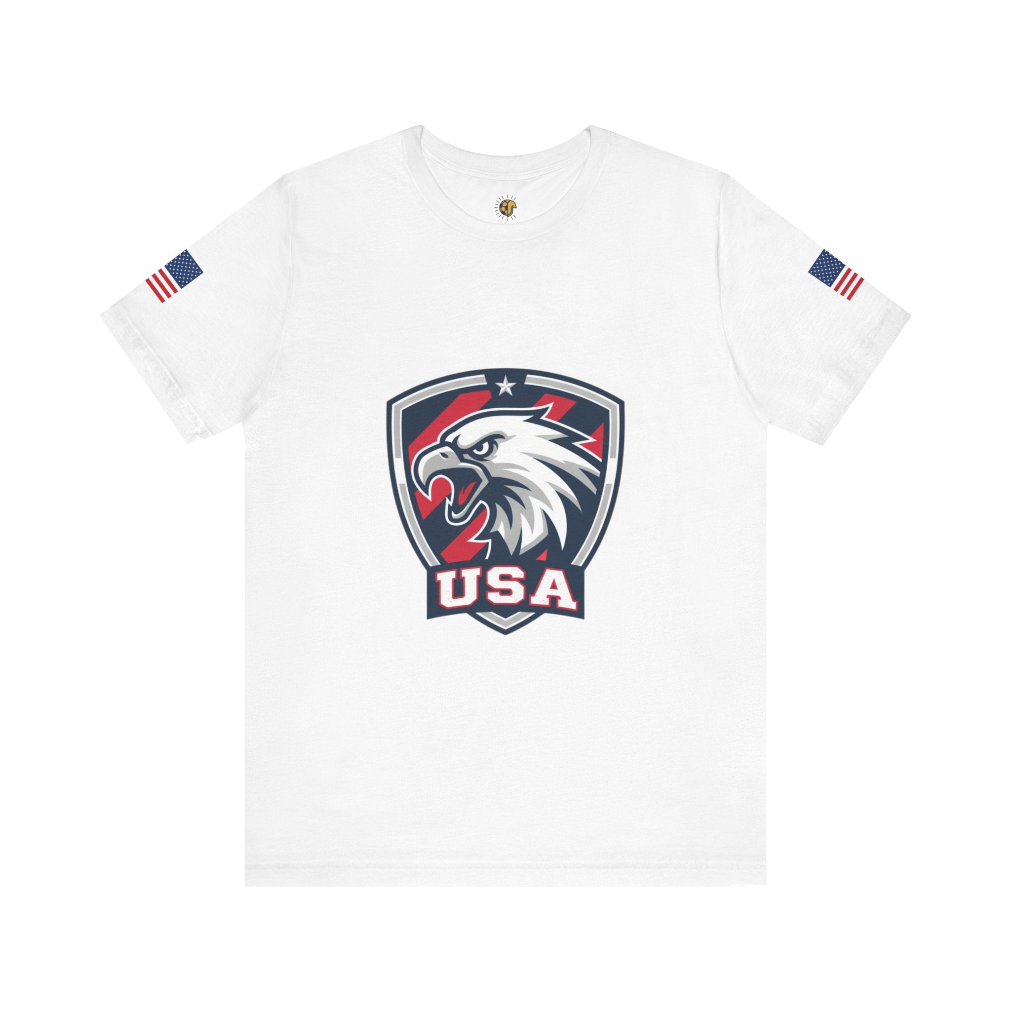 USA Eagle Crest Soccer T-Shirt — Patriotic 4th of July / World Cup 2026