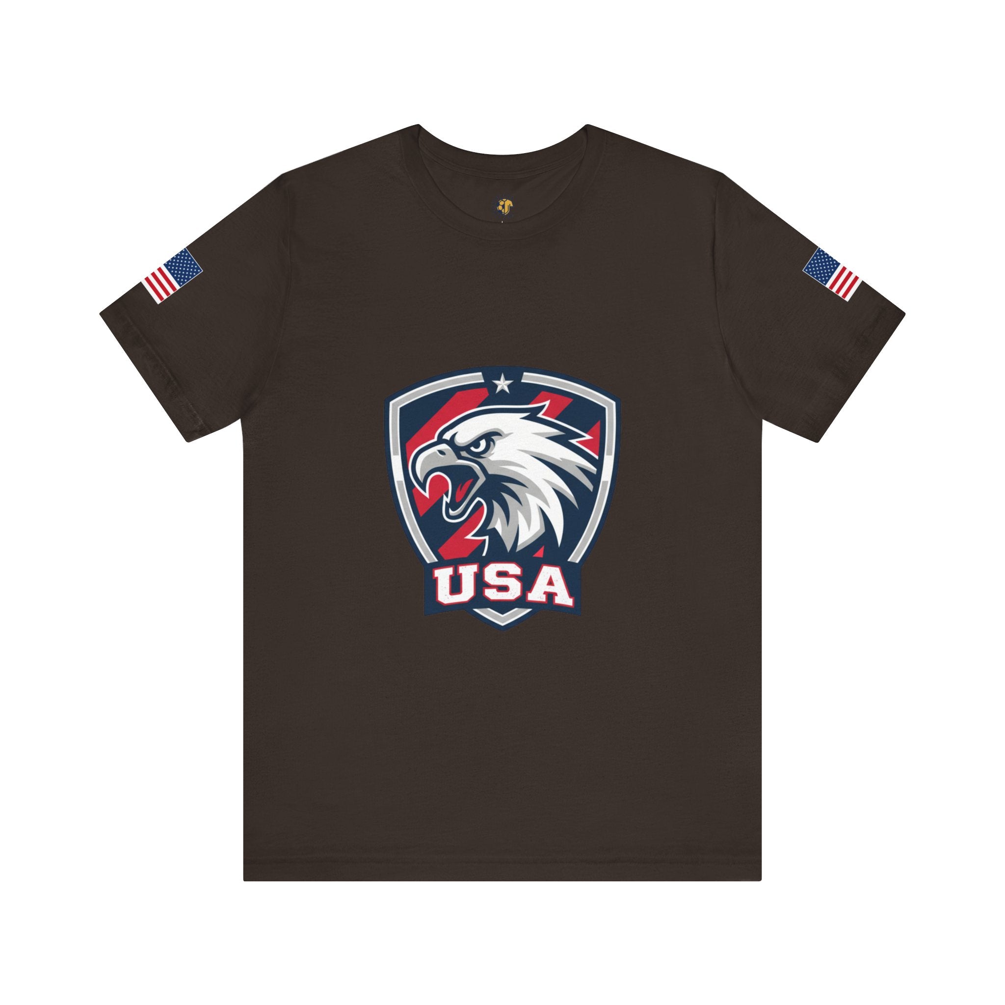 USA Eagle Crest Soccer T-Shirt — Patriotic 4th of July / World Cup 2026