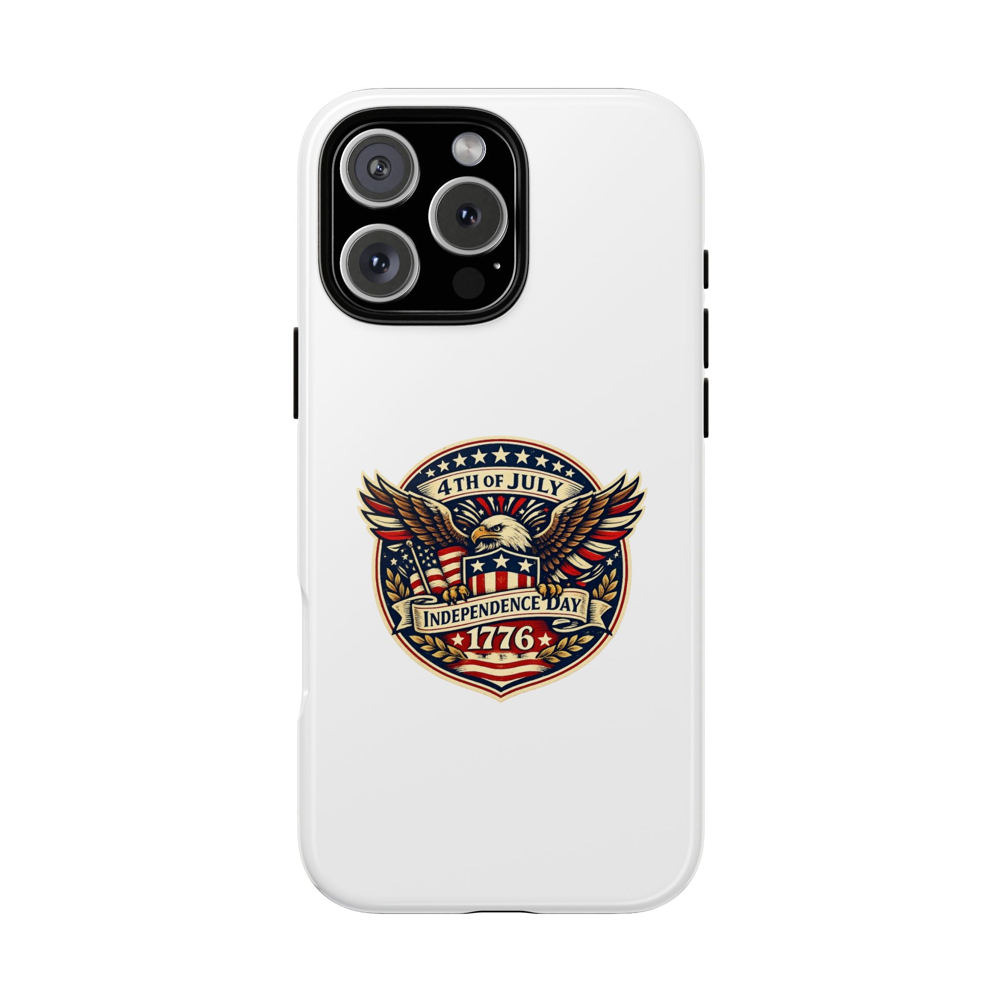 Independence Day 1776 Patriotic Phone Case — 4th of July Eagle Shield Design