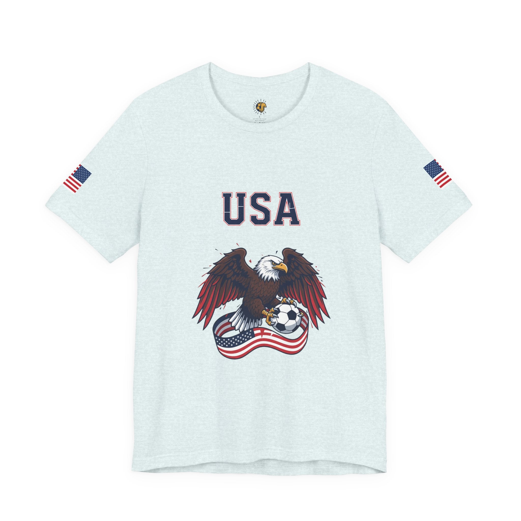 USA Eagle Stadium Football T-Shirt — Patriotic World Cup 2026 Tee