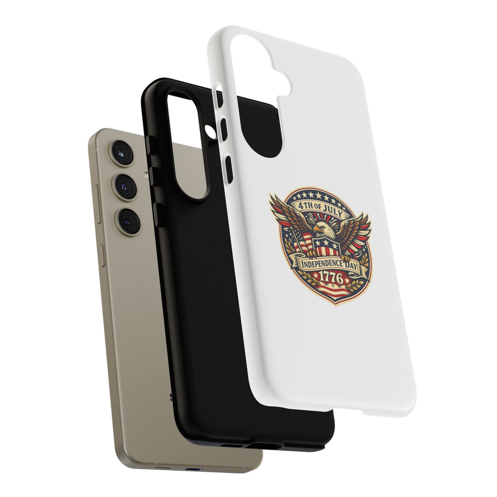 Independence Day 1776 Patriotic Phone Case — 4th of July Eagle Shield Design