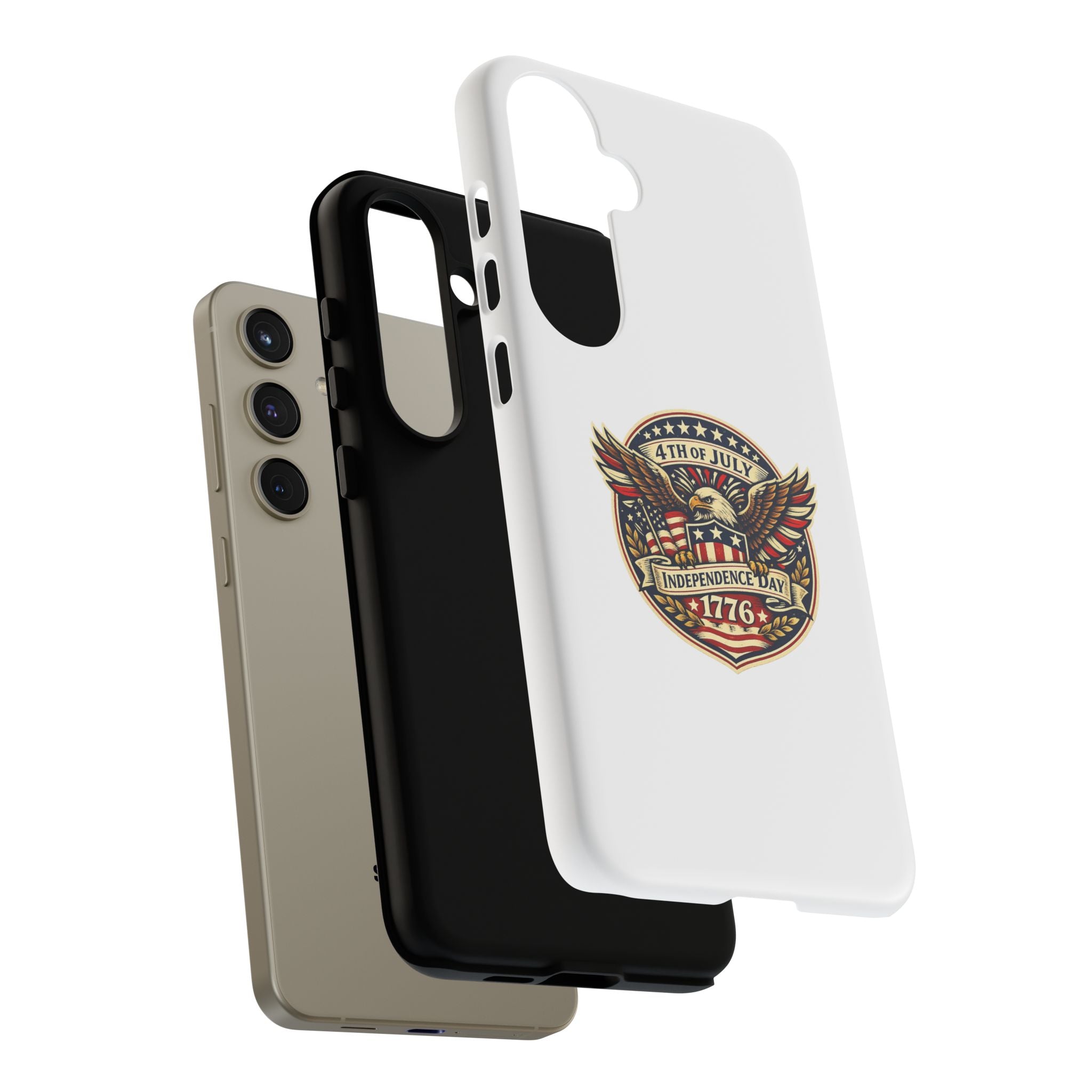 Independence Day 1776 Patriotic Phone Case — 4th of July Eagle Shield Design