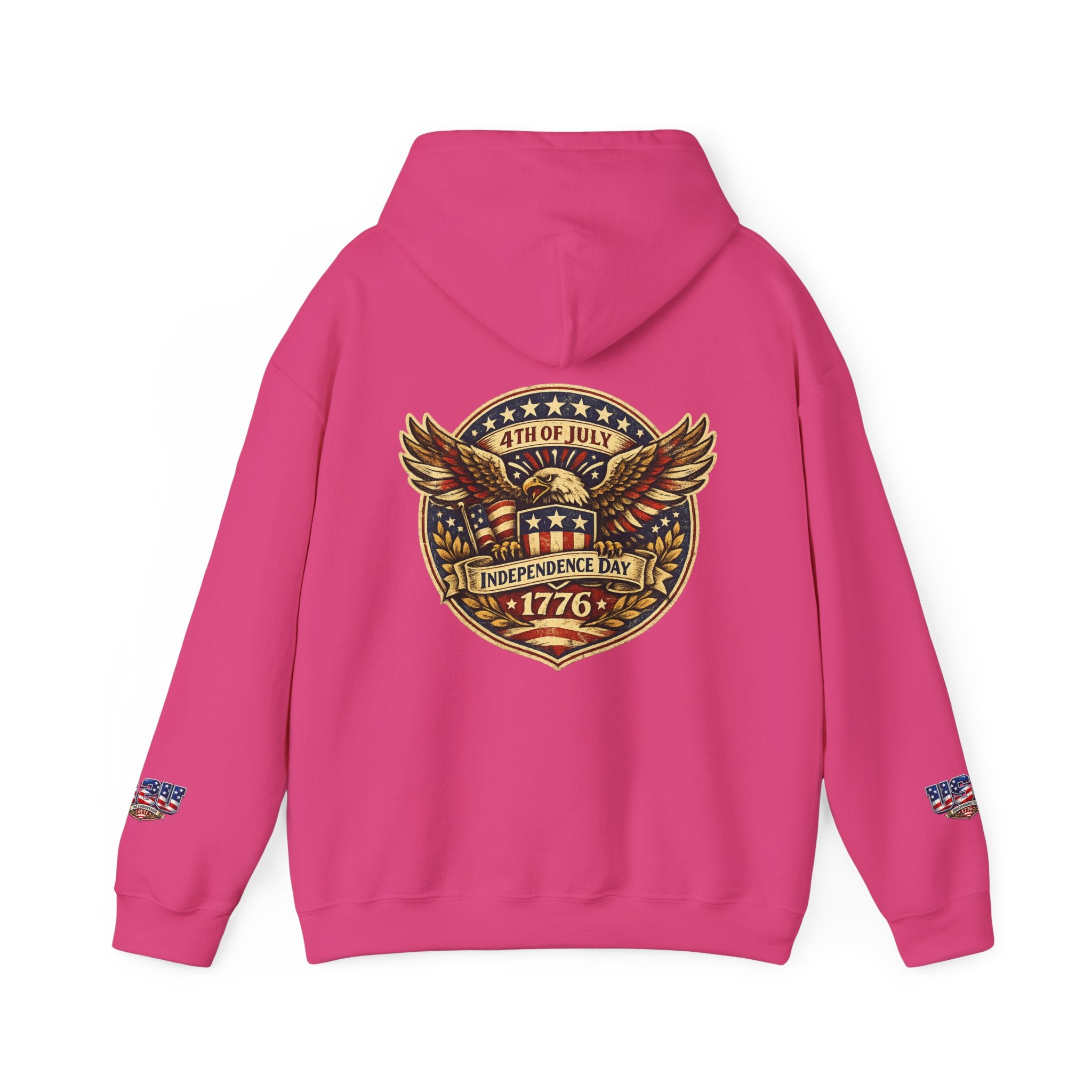 Independence Day 1776 Hoodie – 4th of July Patriotic Eagle Sweatshirt