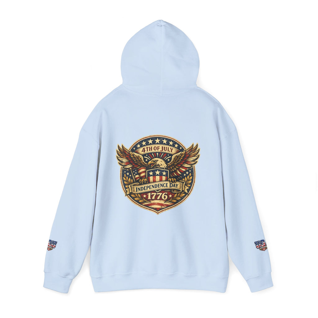 Independence Day 1776 Hoodie – 4th of July Patriotic Eagle Sweatshirt