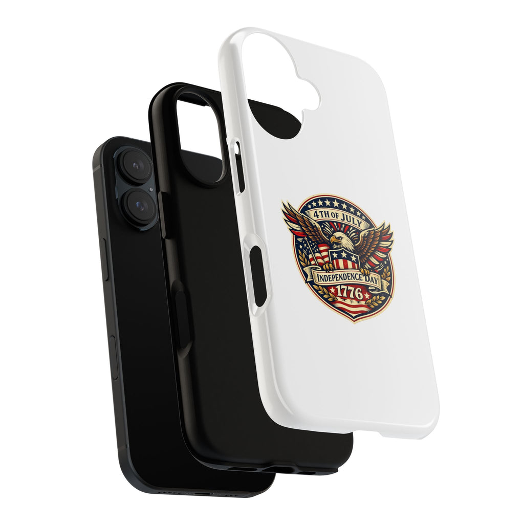 Independence Day 1776 Patriotic Phone Case — 4th of July Eagle Shield Design