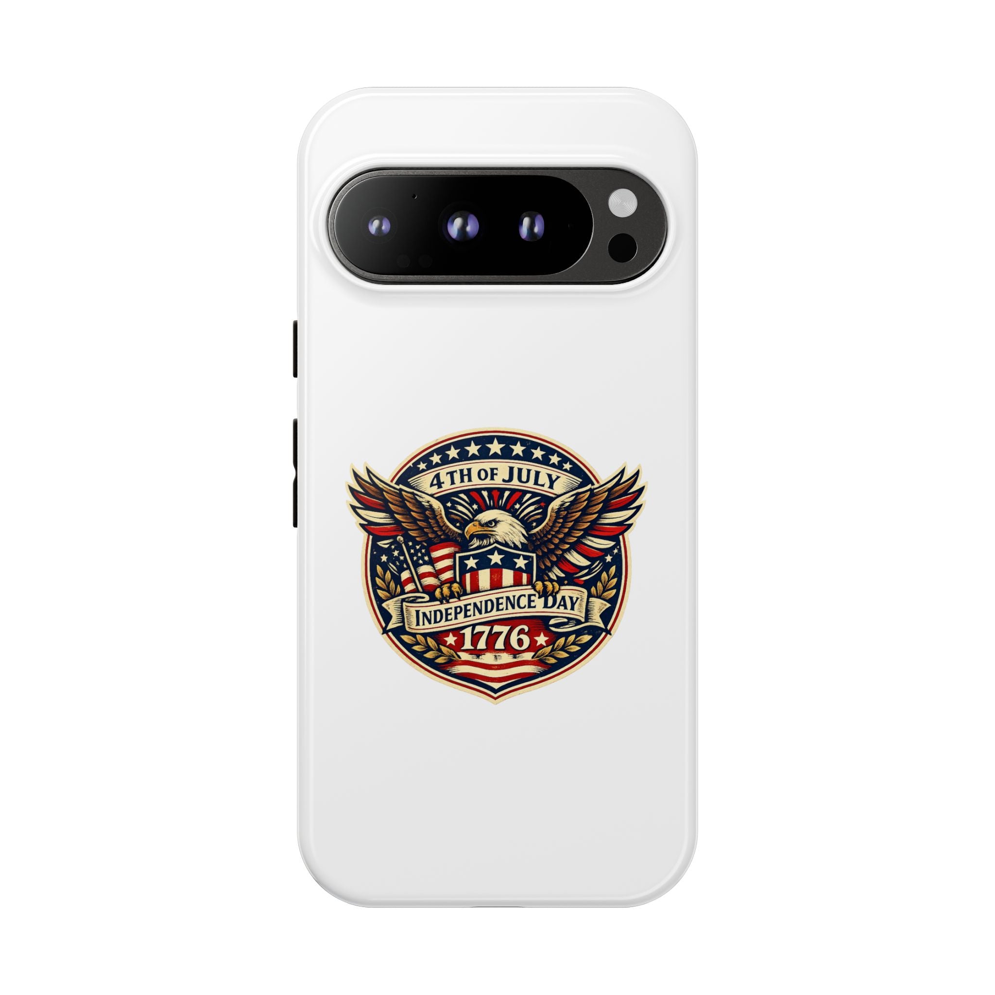 Independence Day 1776 Patriotic Phone Case — 4th of July Eagle Shield Design