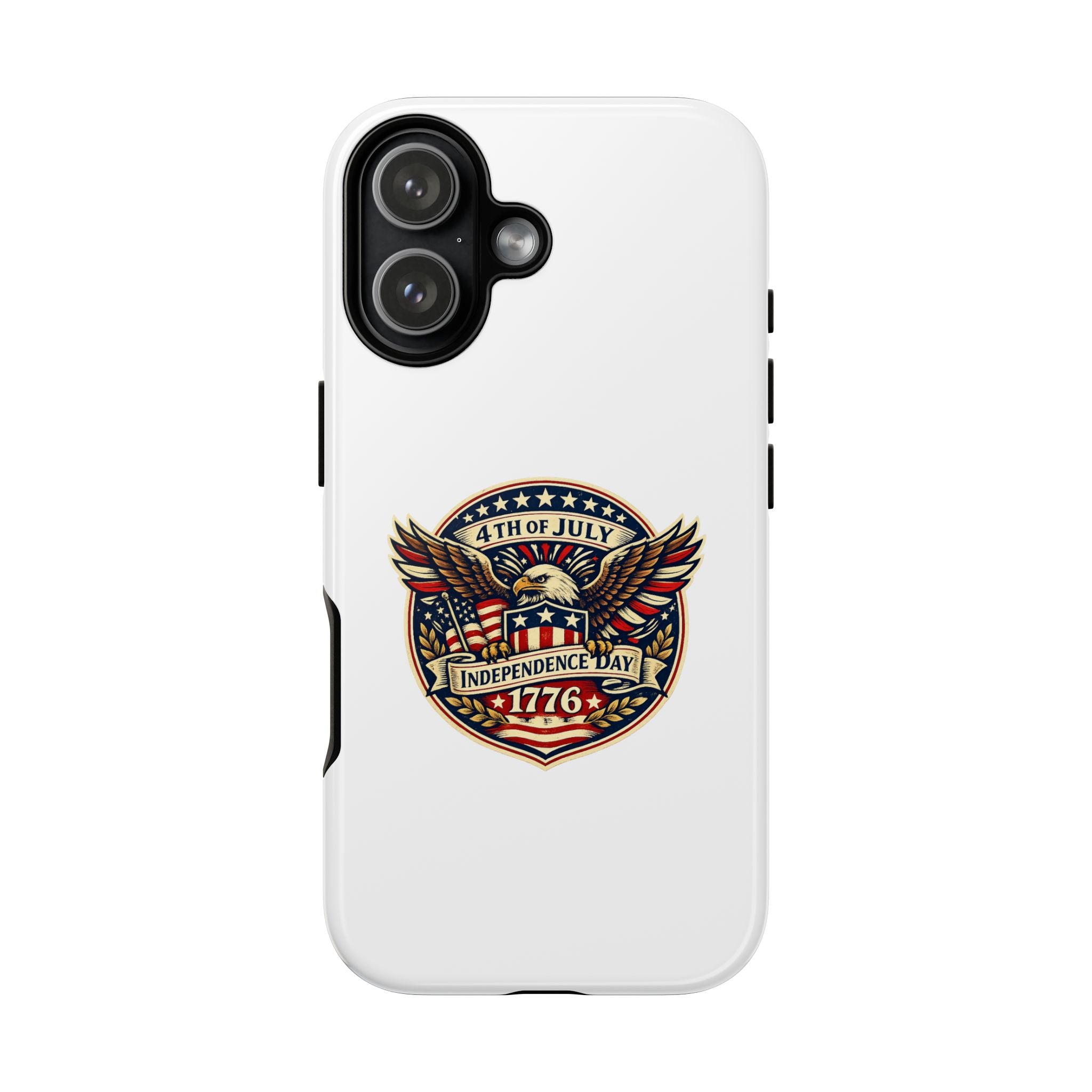 Independence Day 1776 Patriotic Phone Case — 4th of July Eagle Shield Design