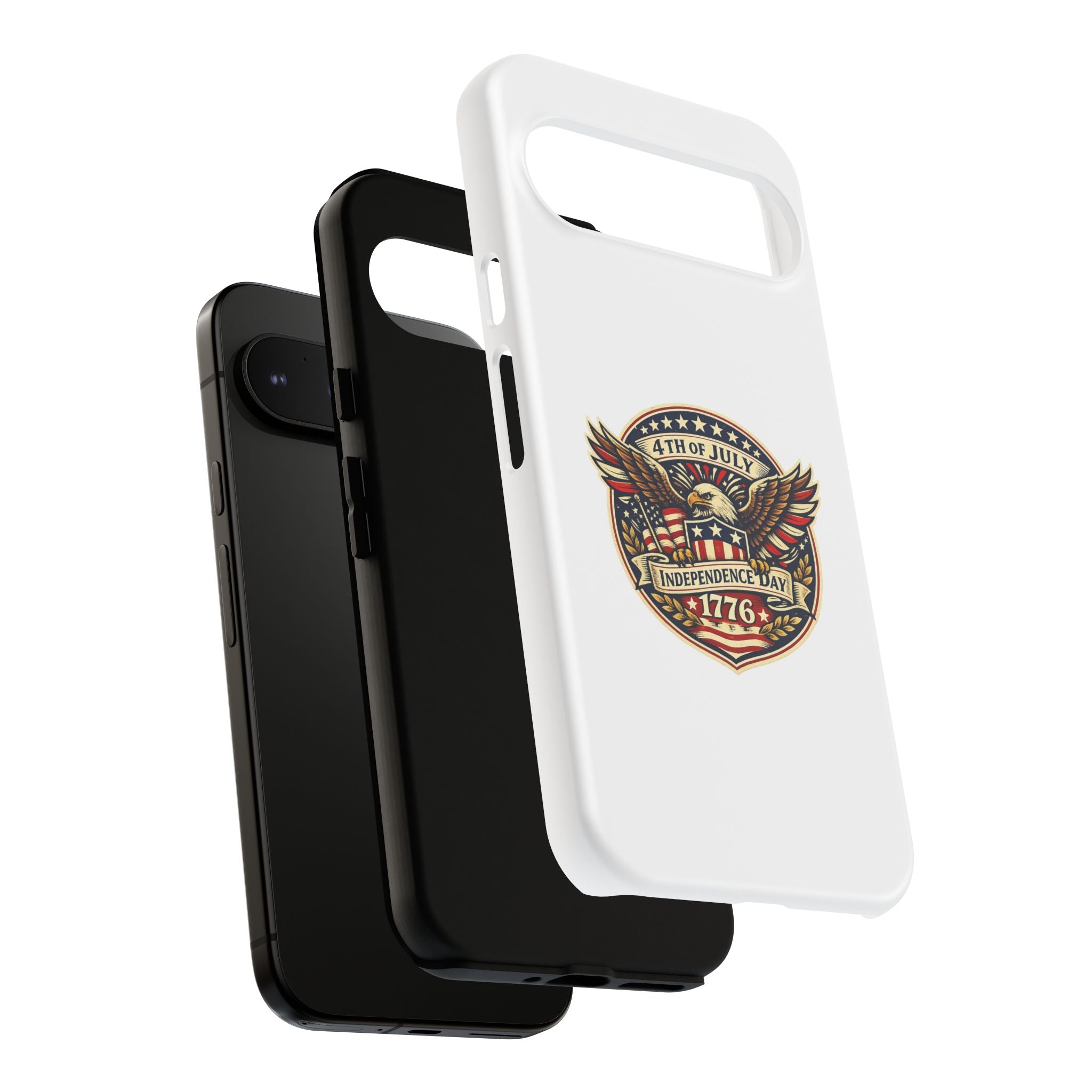 Independence Day 1776 Patriotic Phone Case — 4th of July Eagle Shield Design