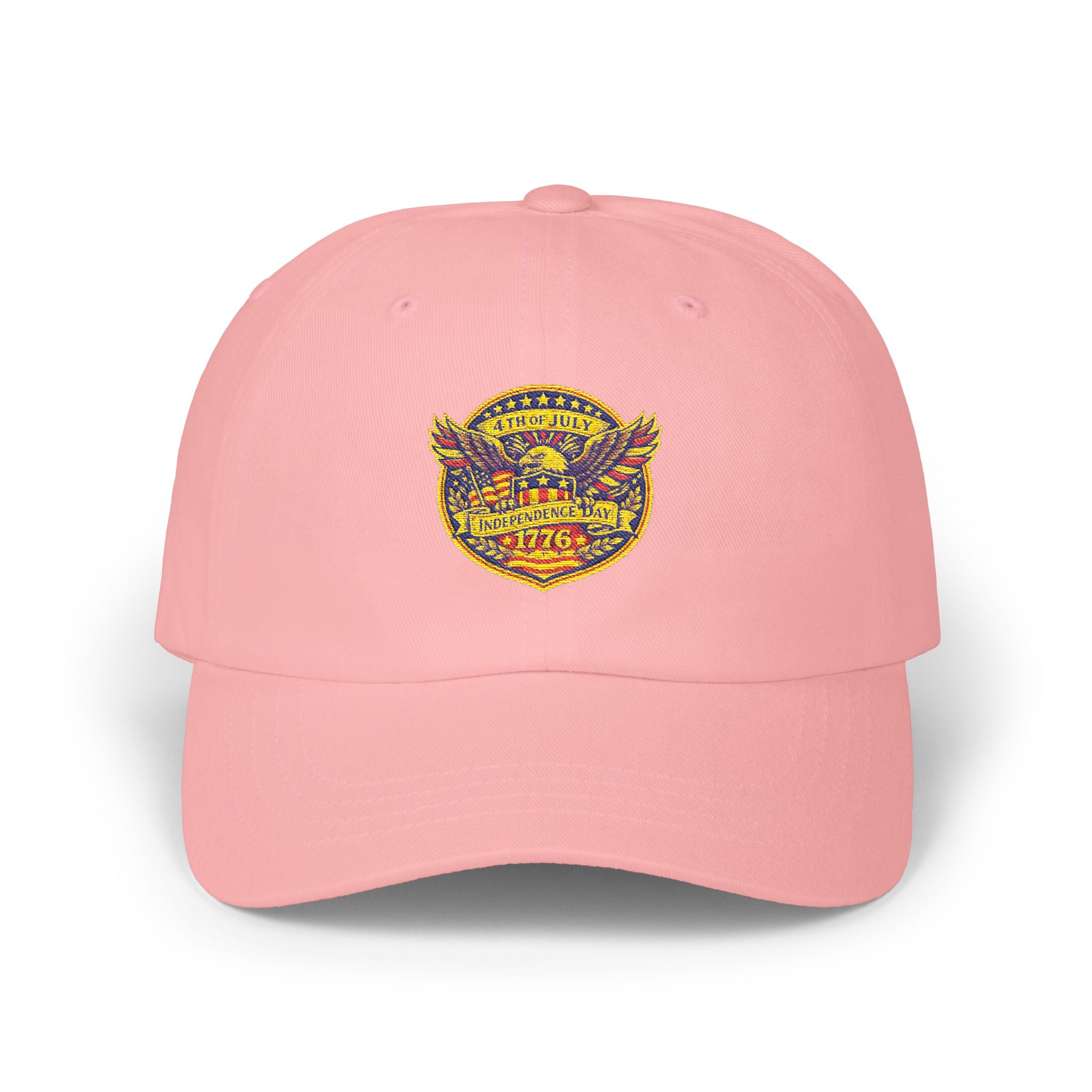 Vintage 1776 Eagle Dad Cap — Patriotic Embroidered Baseball Hat