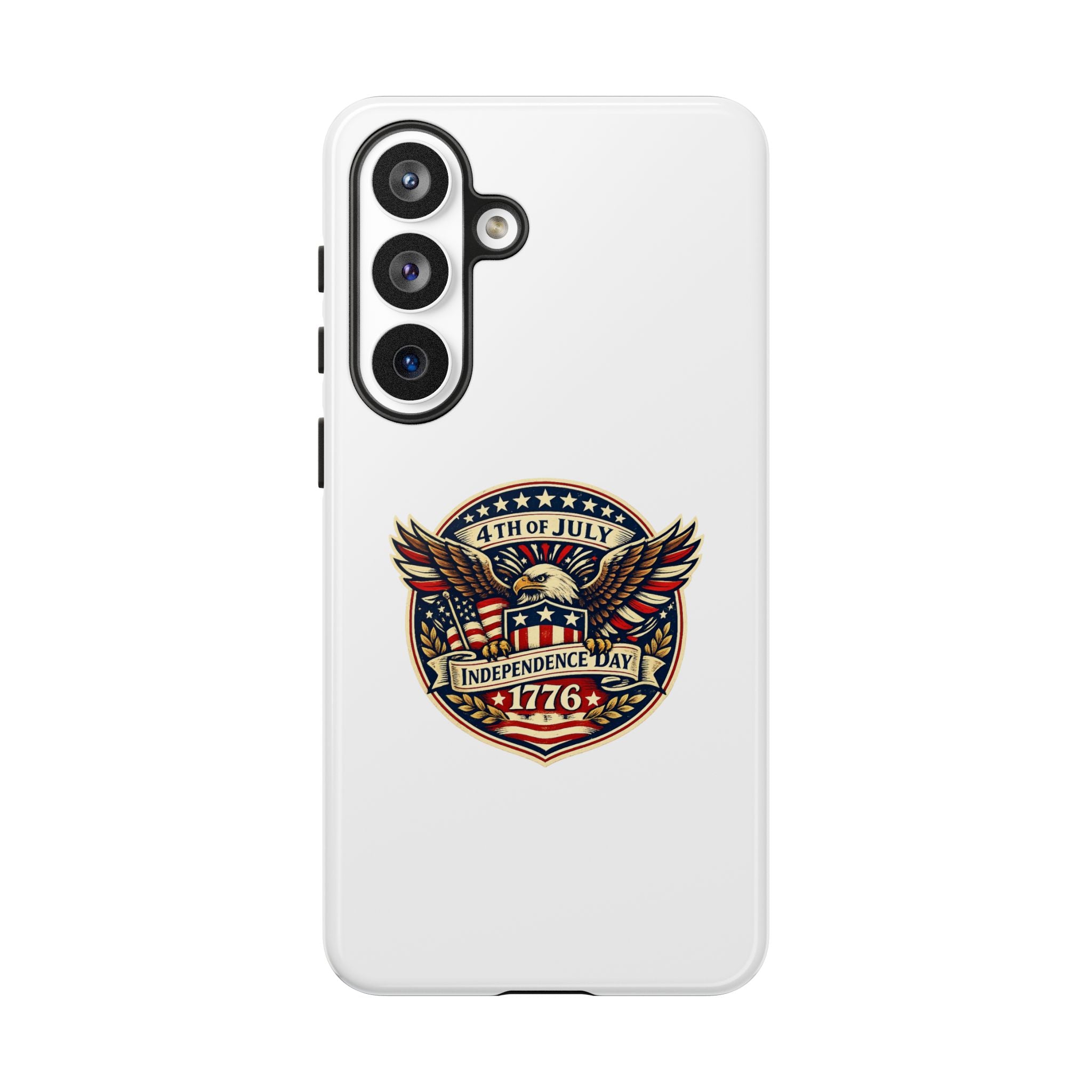 Independence Day 1776 Patriotic Phone Case — 4th of July Eagle Shield Design
