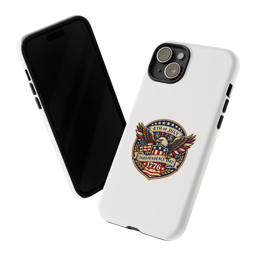 Independence Day 1776 Patriotic Phone Case — 4th of July Eagle Shield Design