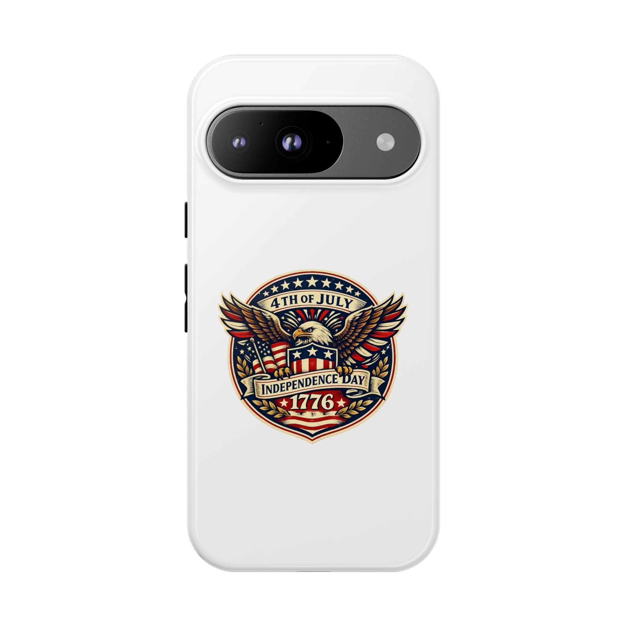 Independence Day 1776 Patriotic Phone Case — 4th of July Eagle Shield Design