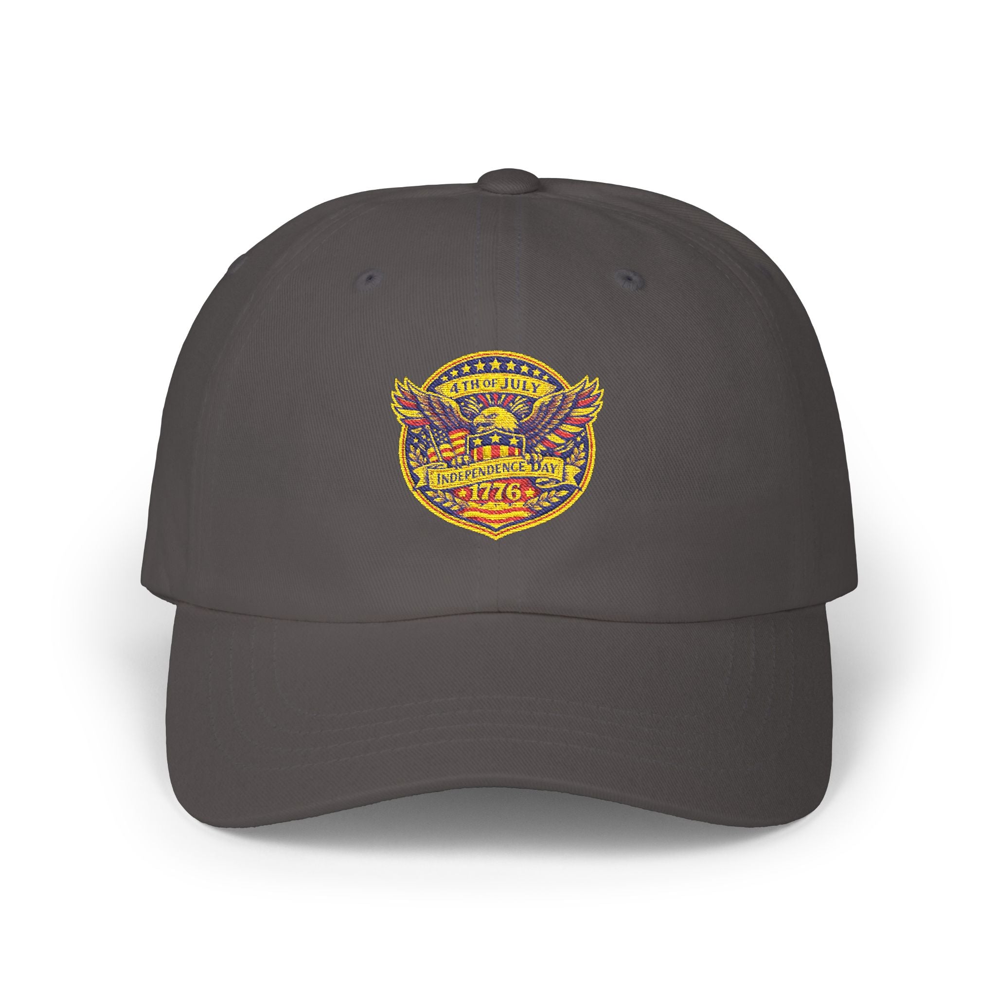 Vintage 1776 Eagle Dad Cap — Patriotic Embroidered Baseball Hat