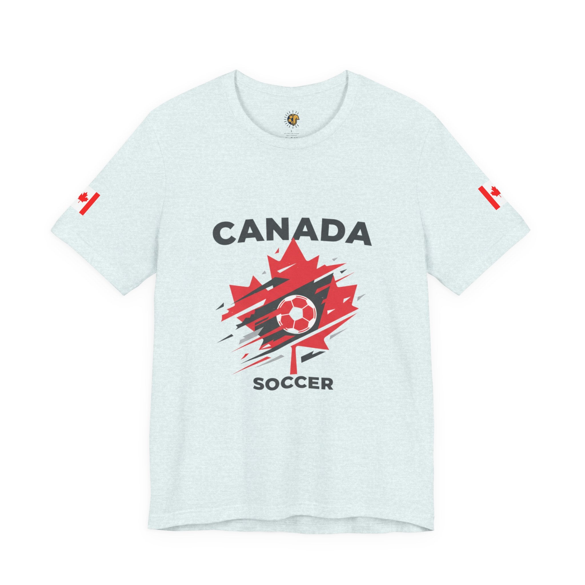 Canada Soccer Maple Leaf Tee — Canadian World Cup 2026 Fan Shirt