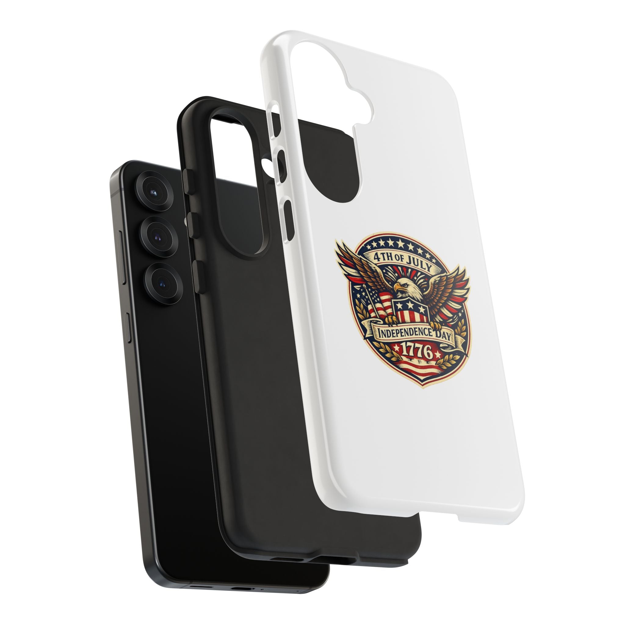 Independence Day 1776 Patriotic Phone Case — 4th of July Eagle Shield Design
