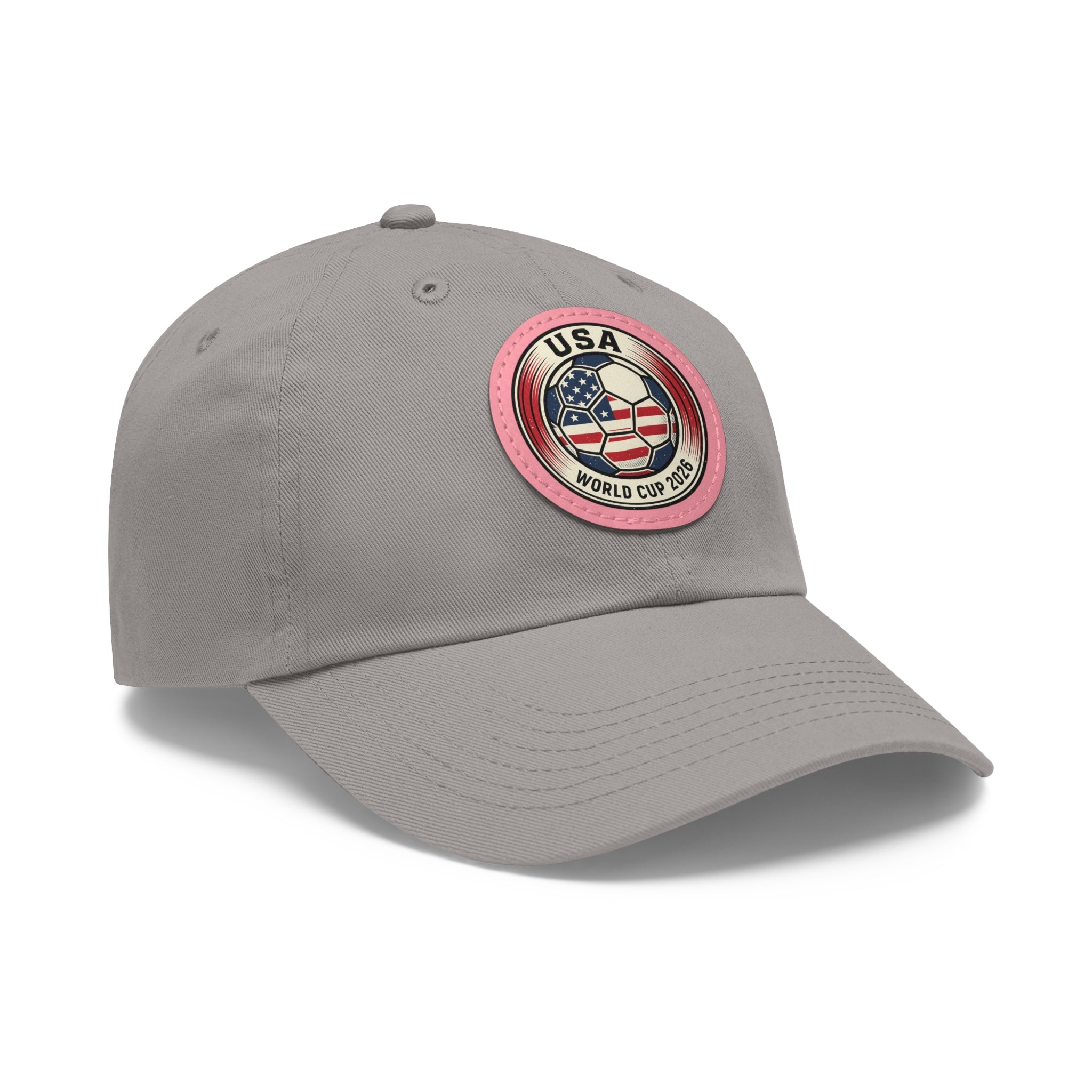 USA World Cup 2026 Leather Patch Dad Hat