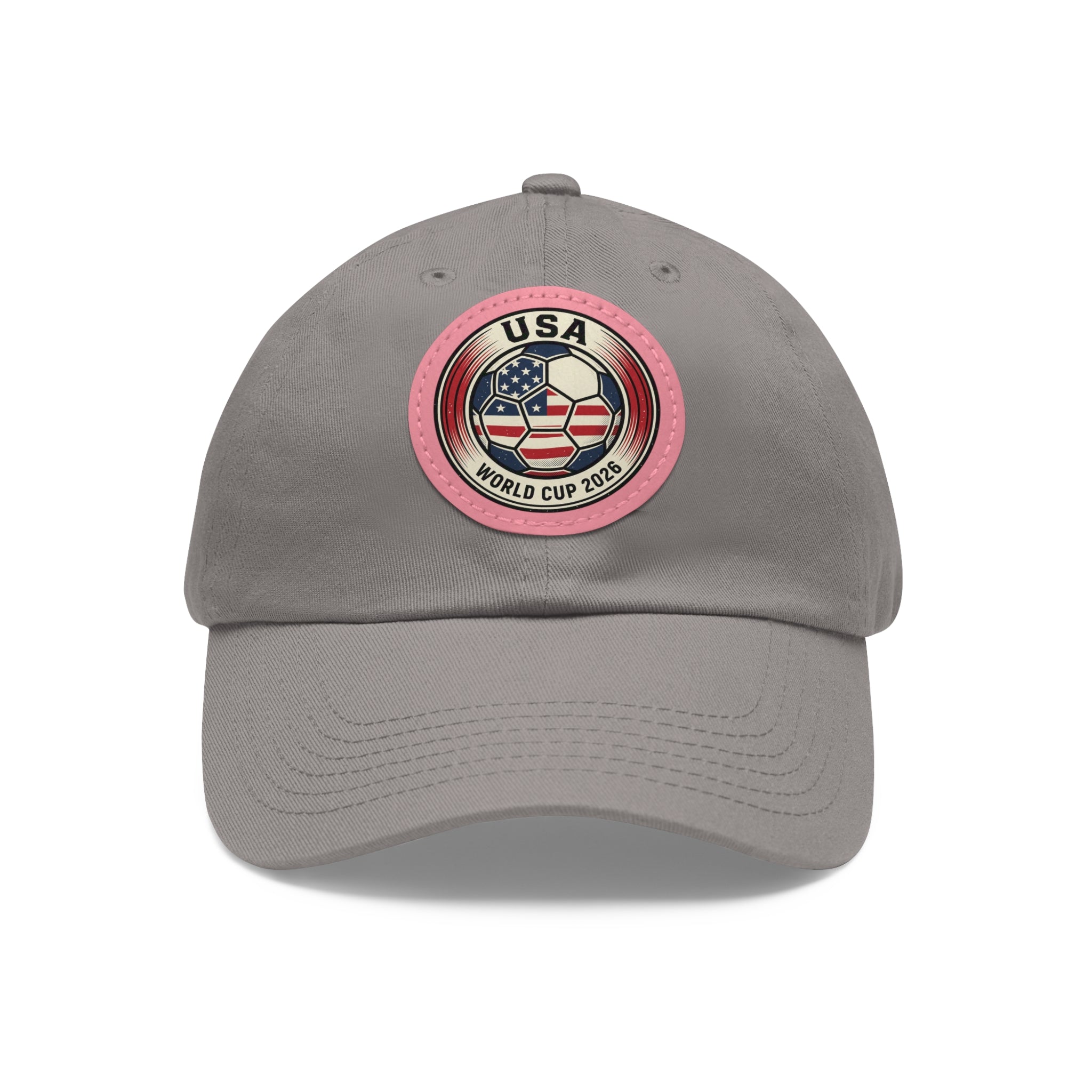 USA World Cup 2026 Leather Patch Dad Hat