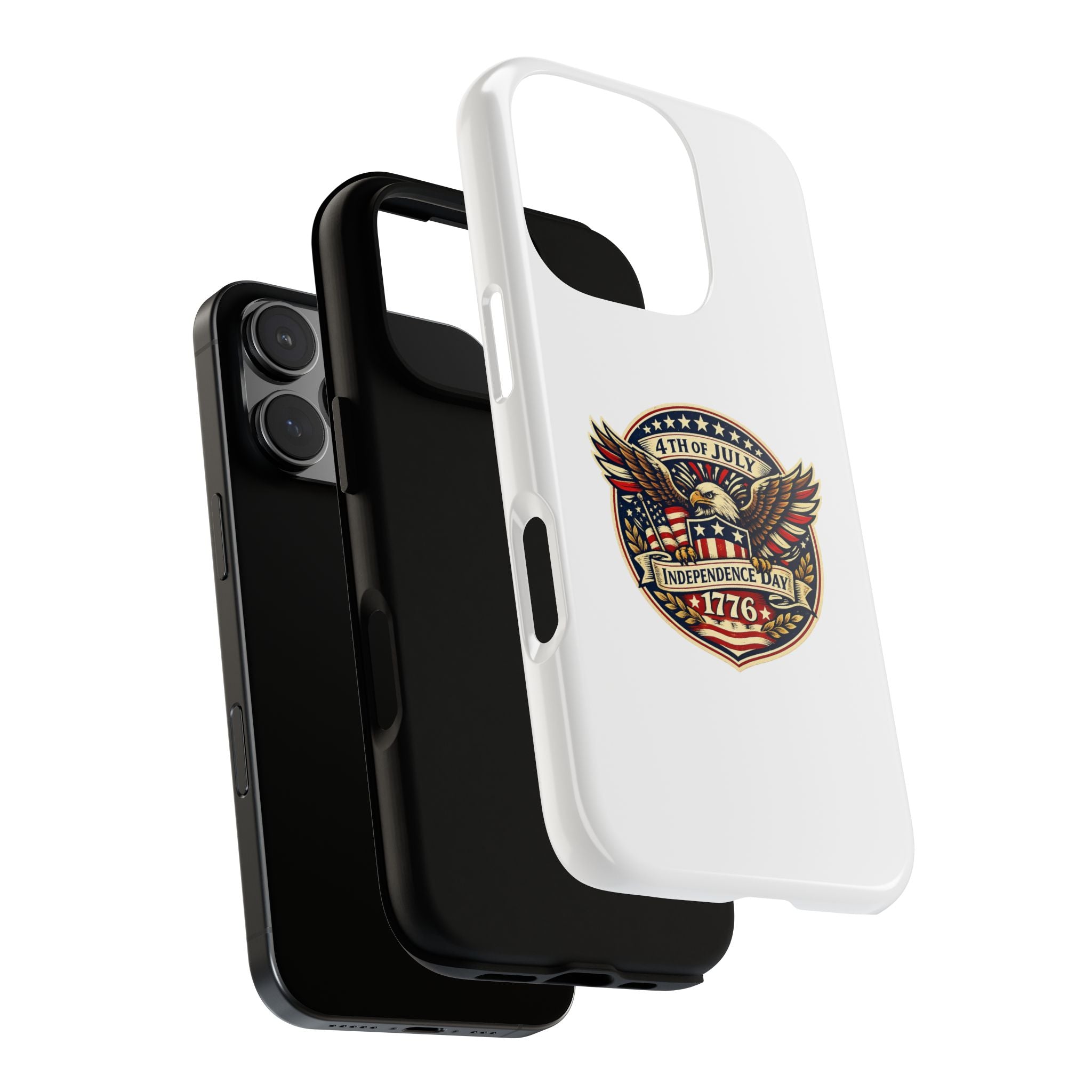 Independence Day 1776 Patriotic Phone Case — 4th of July Eagle Shield Design