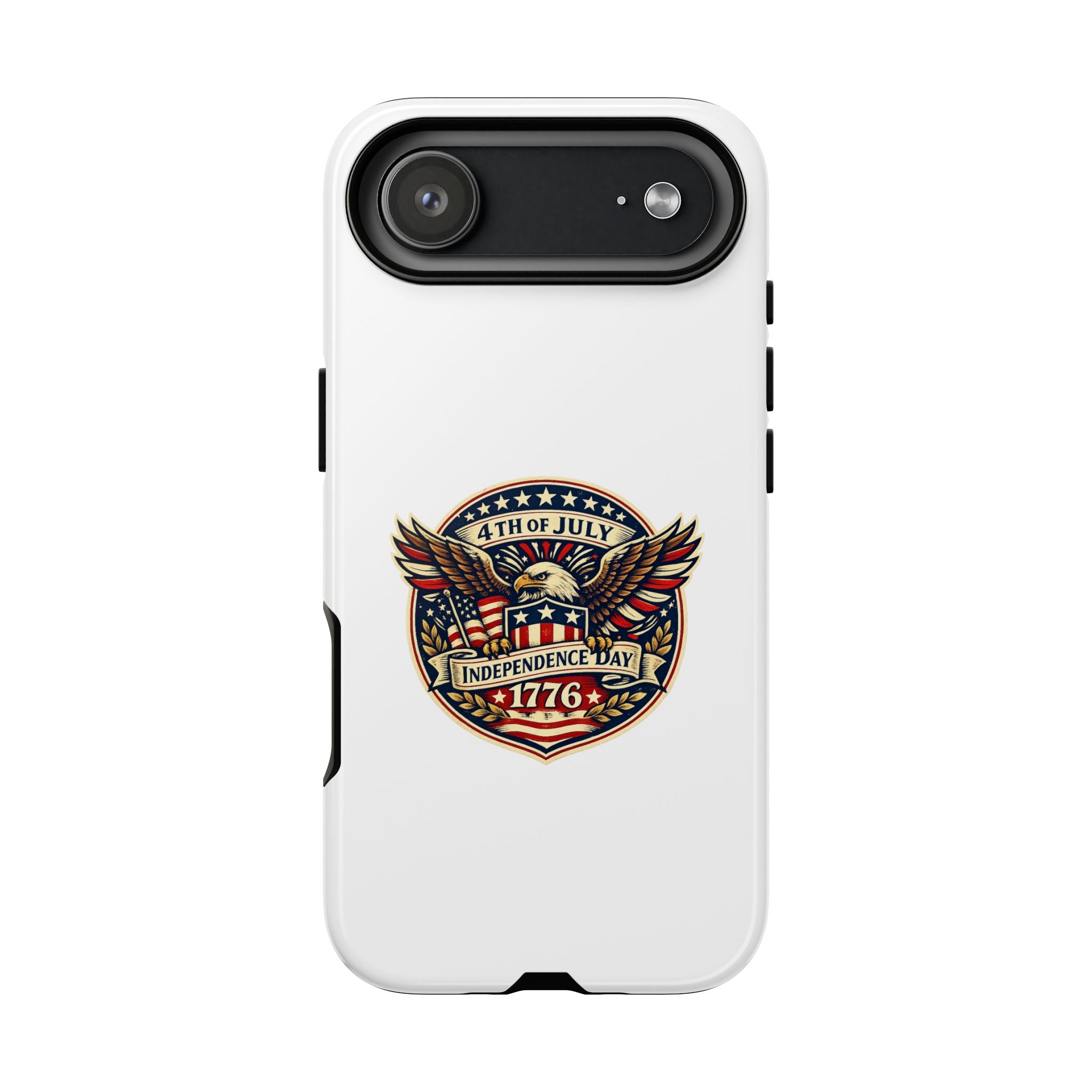 Independence Day 1776 Patriotic Phone Case — 4th of July Eagle Shield Design