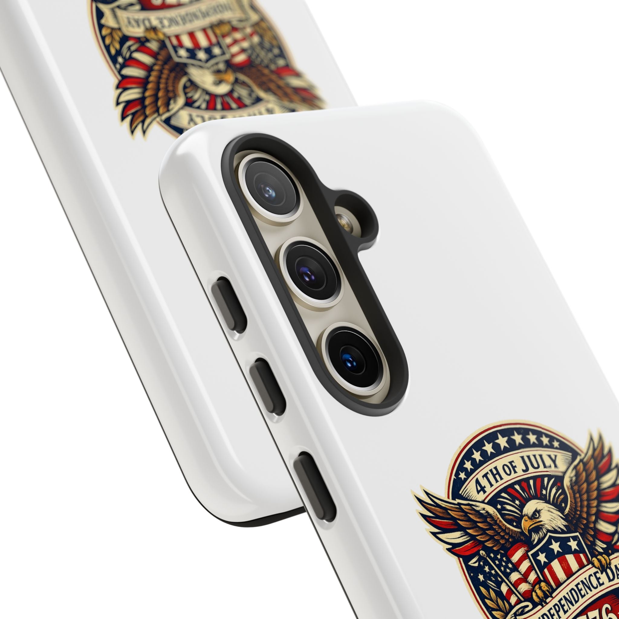 Independence Day 1776 Patriotic Phone Case — 4th of July Eagle Shield Design