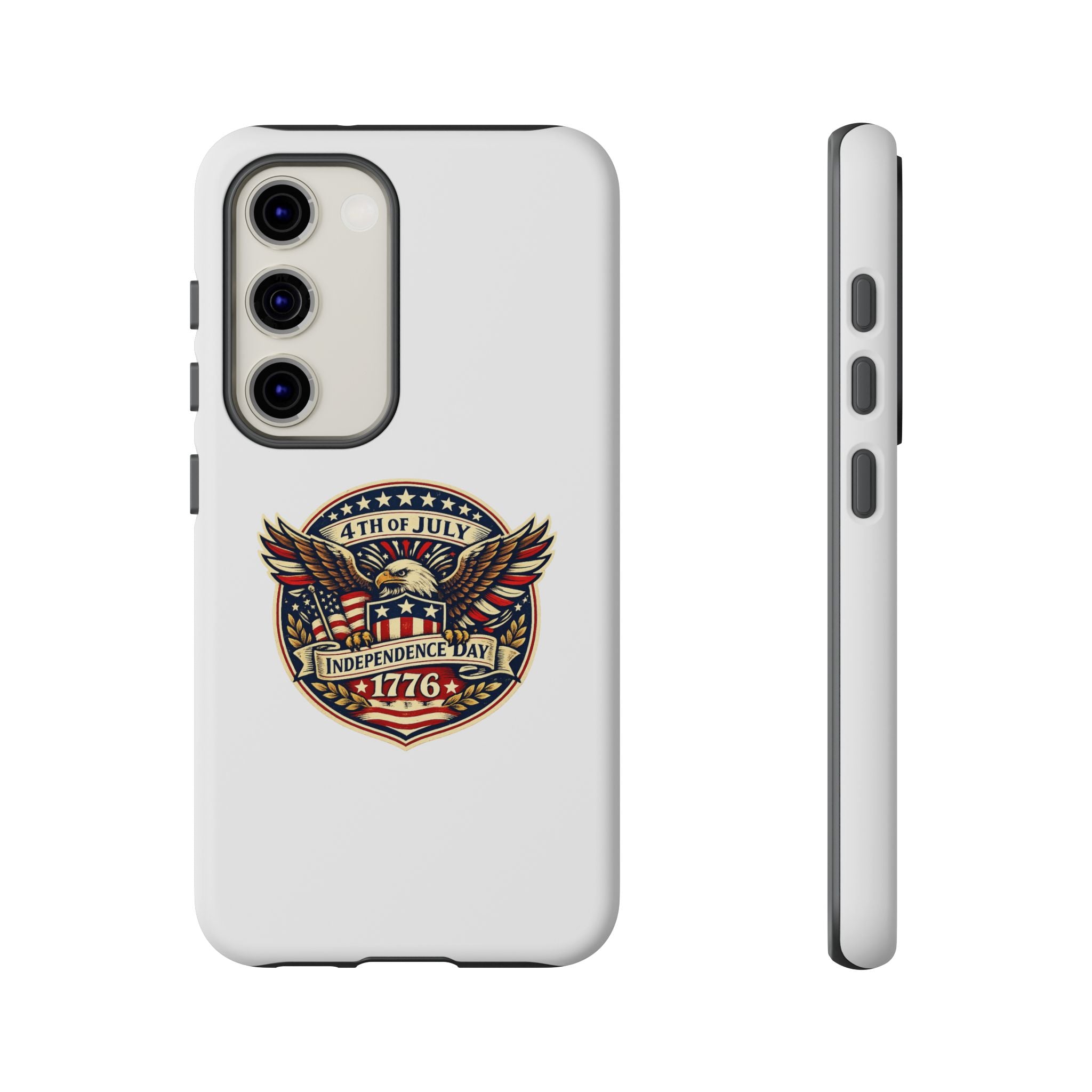 Independence Day 1776 Patriotic Phone Case — 4th of July Eagle Shield Design