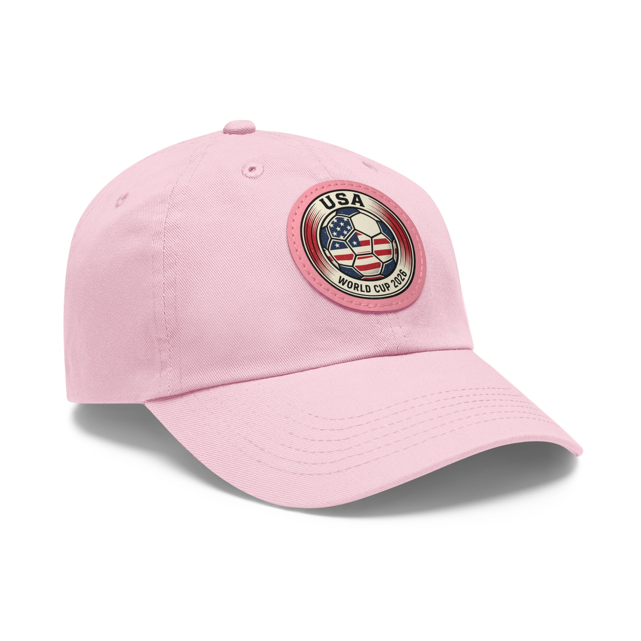 USA World Cup 2026 Leather Patch Dad Hat