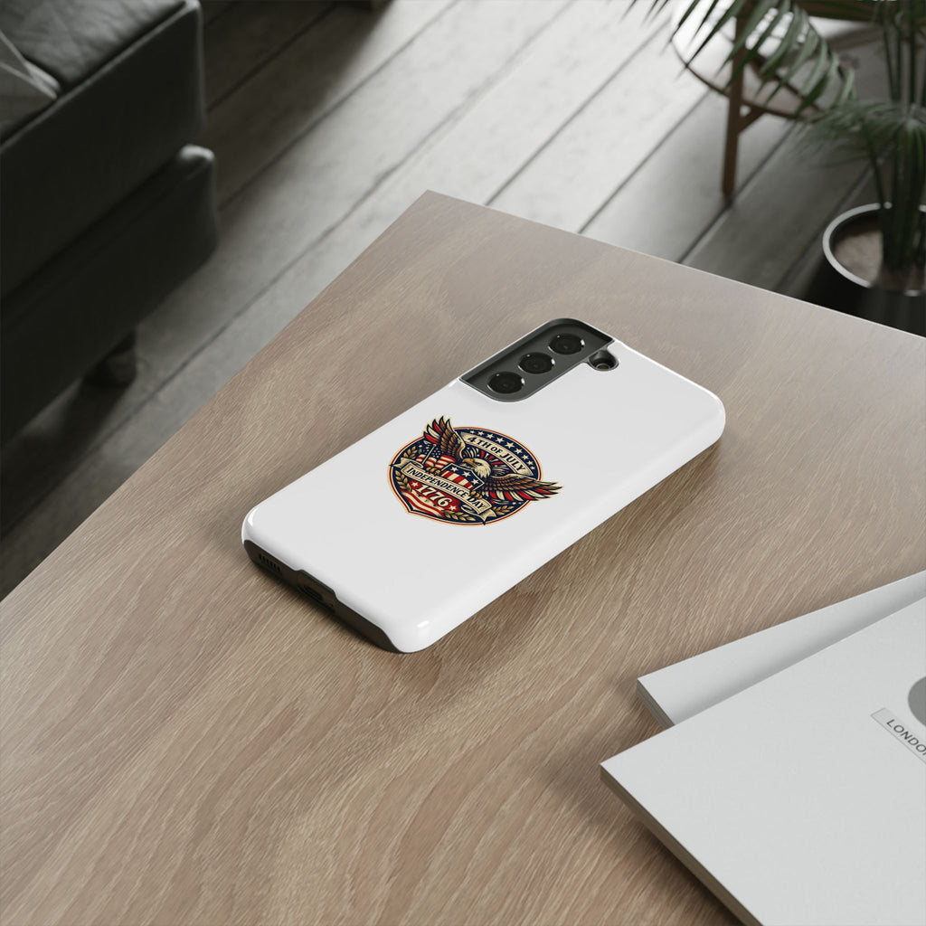 Independence Day 1776 Patriotic Phone Case — 4th of July Eagle Shield Design