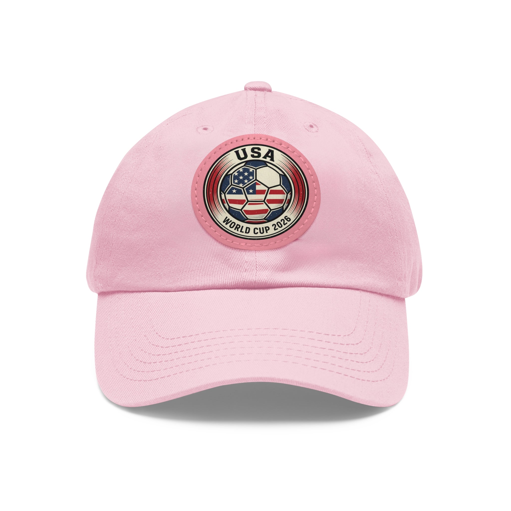 USA World Cup 2026 Leather Patch Dad Hat