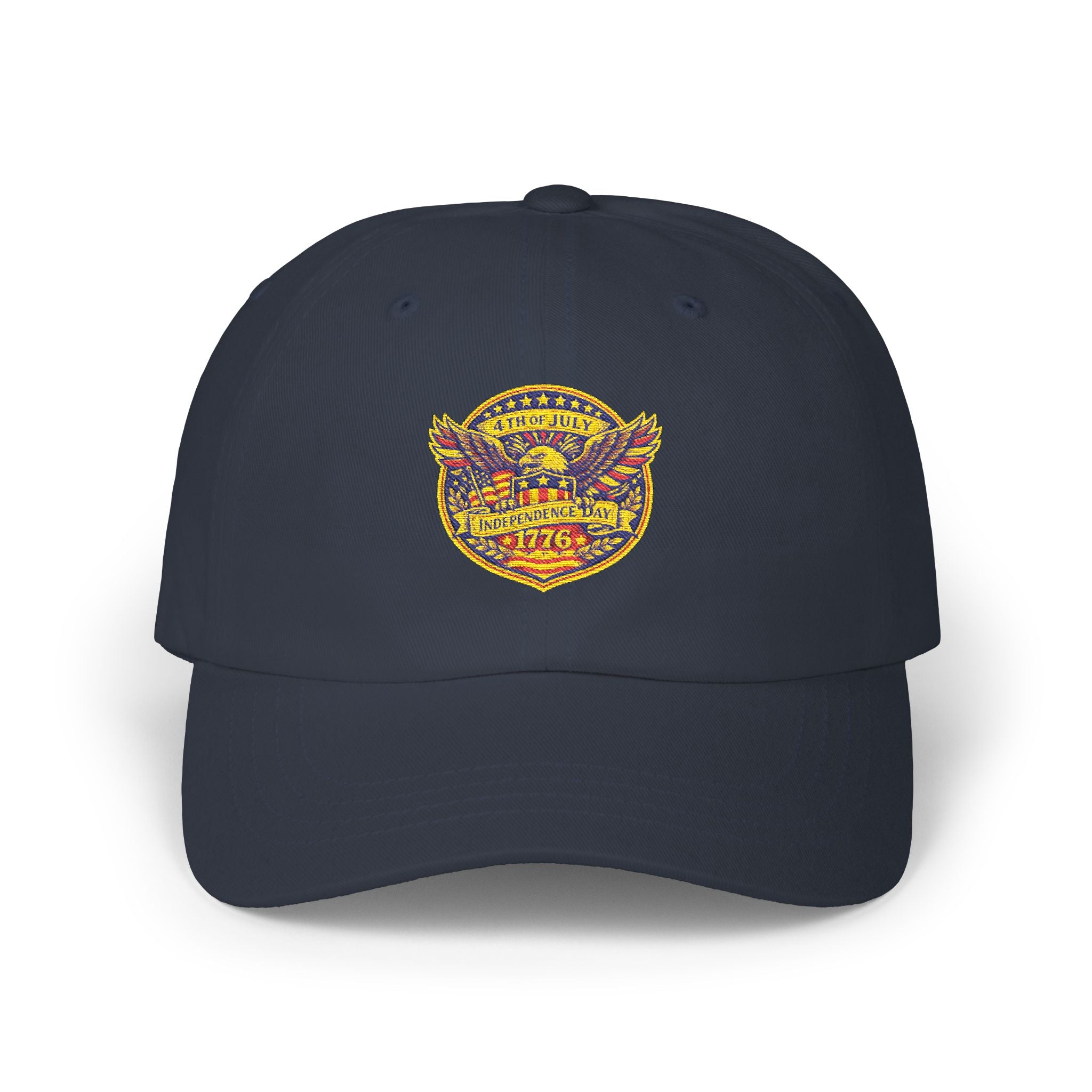 Vintage 1776 Eagle Dad Cap — Patriotic Embroidered Baseball Hat