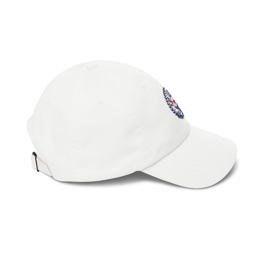 Classic Dad Cap — Nautical Crest Embroidered Baseball Hat