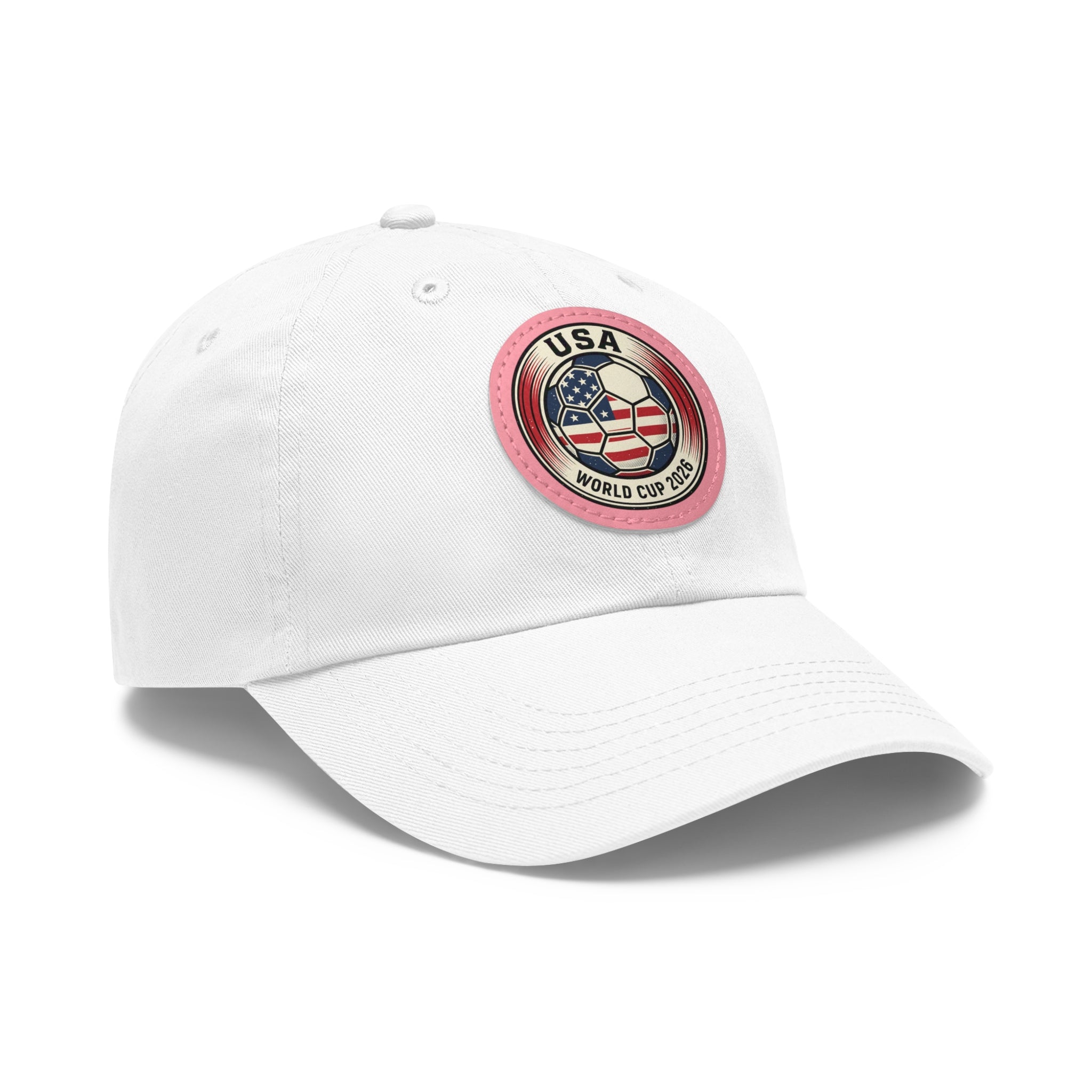 USA World Cup 2026 Leather Patch Dad Hat