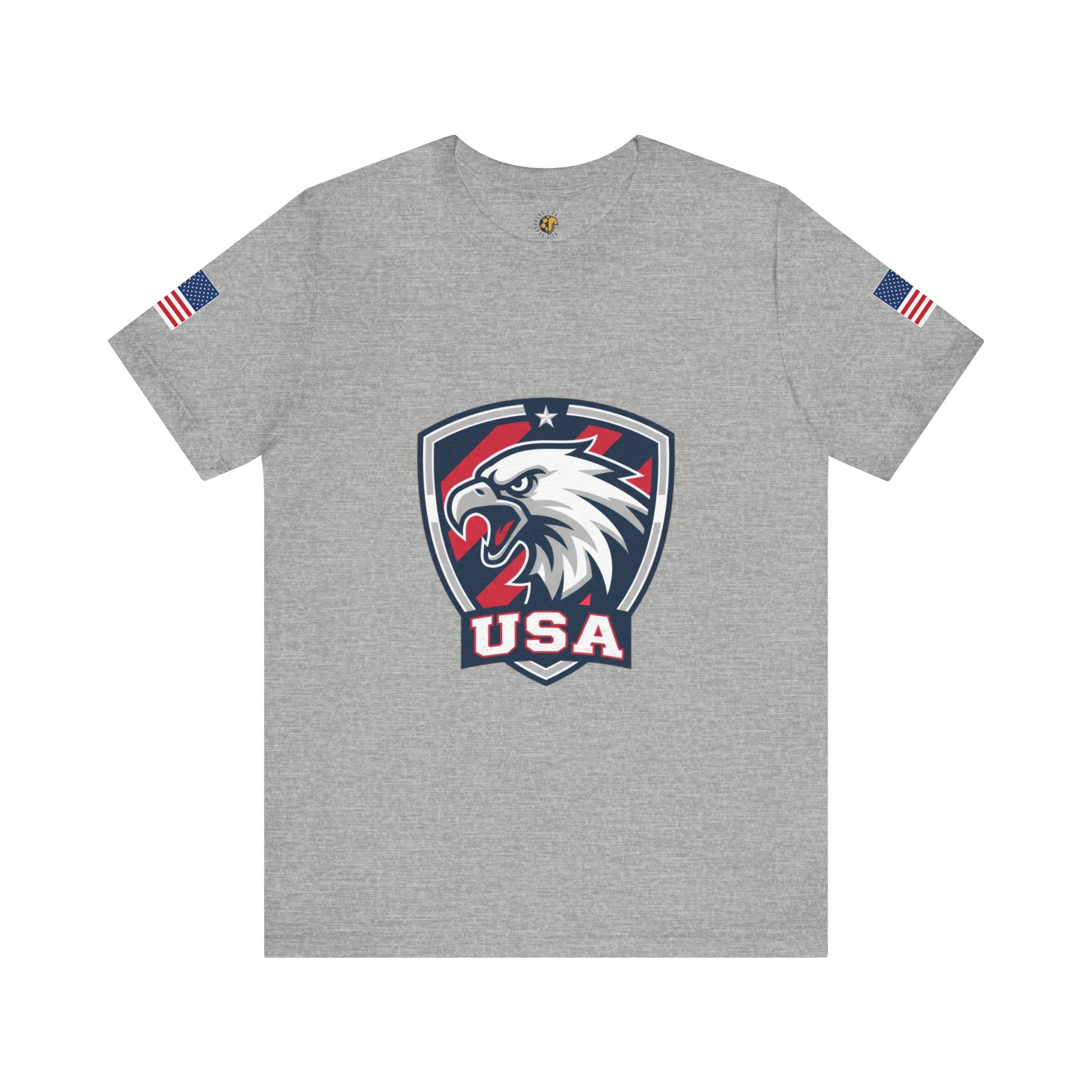 USA Eagle Crest Soccer T-Shirt — Patriotic 4th of July / World Cup 2026