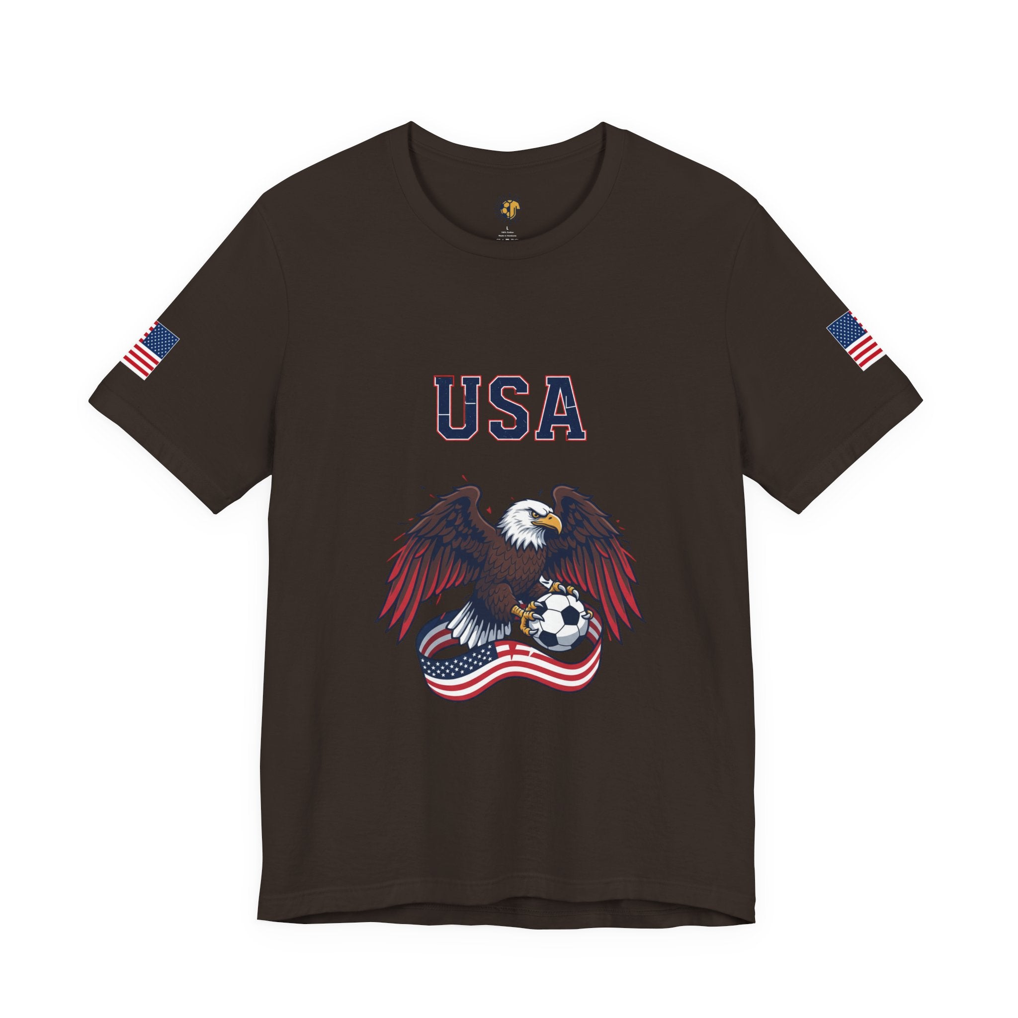 USA Eagle Stadium Football T-Shirt — Patriotic World Cup 2026 Tee