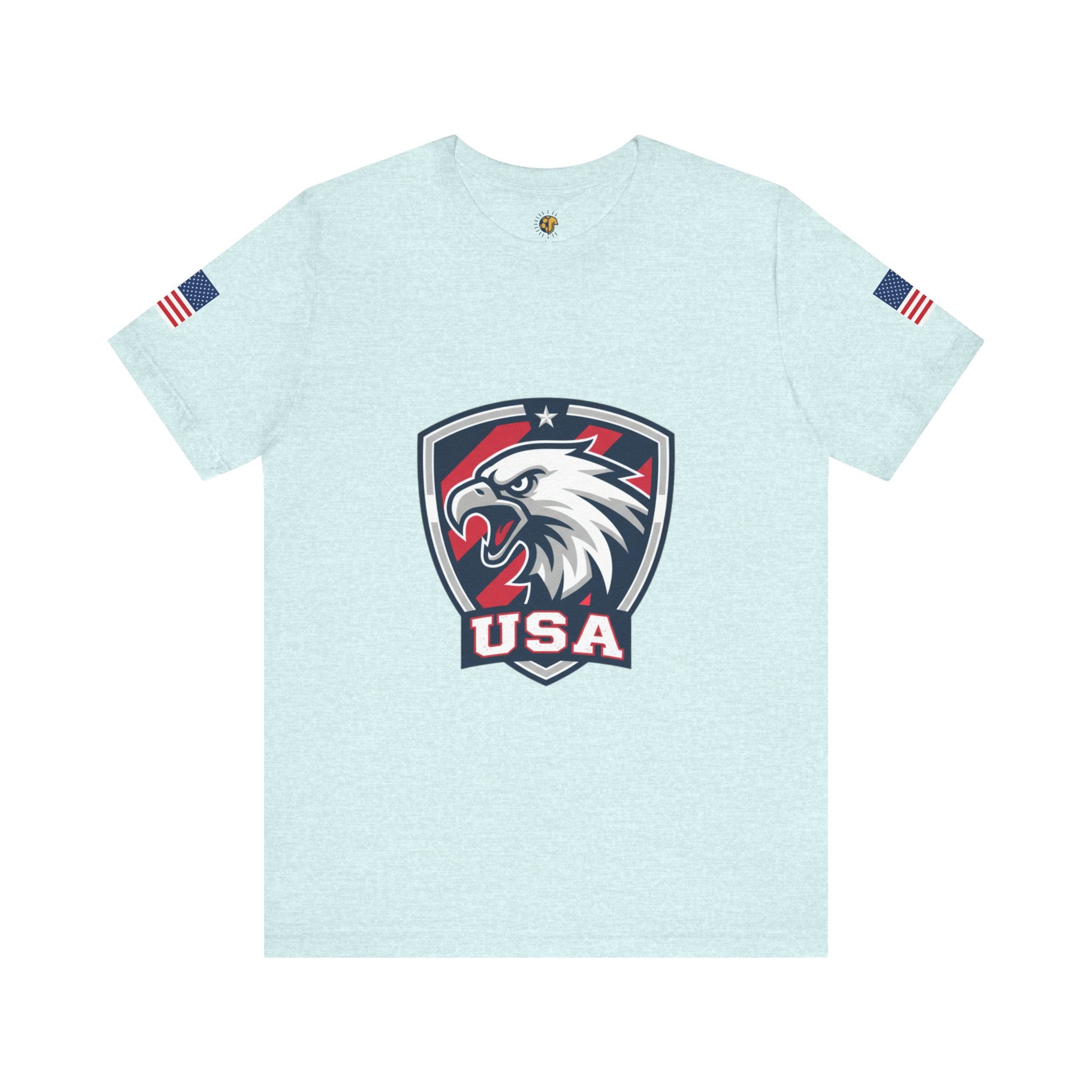 USA Eagle Crest Soccer T-Shirt — Patriotic 4th of July / World Cup 2026