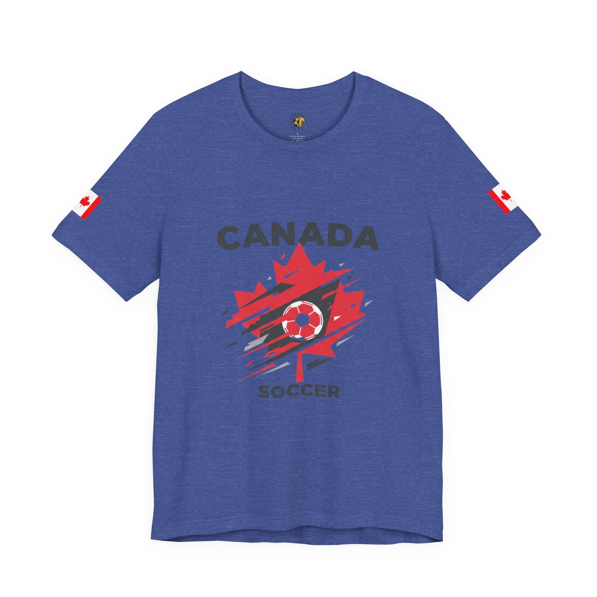 Canada Soccer Maple Leaf Tee — Canadian World Cup 2026 Fan Shirt