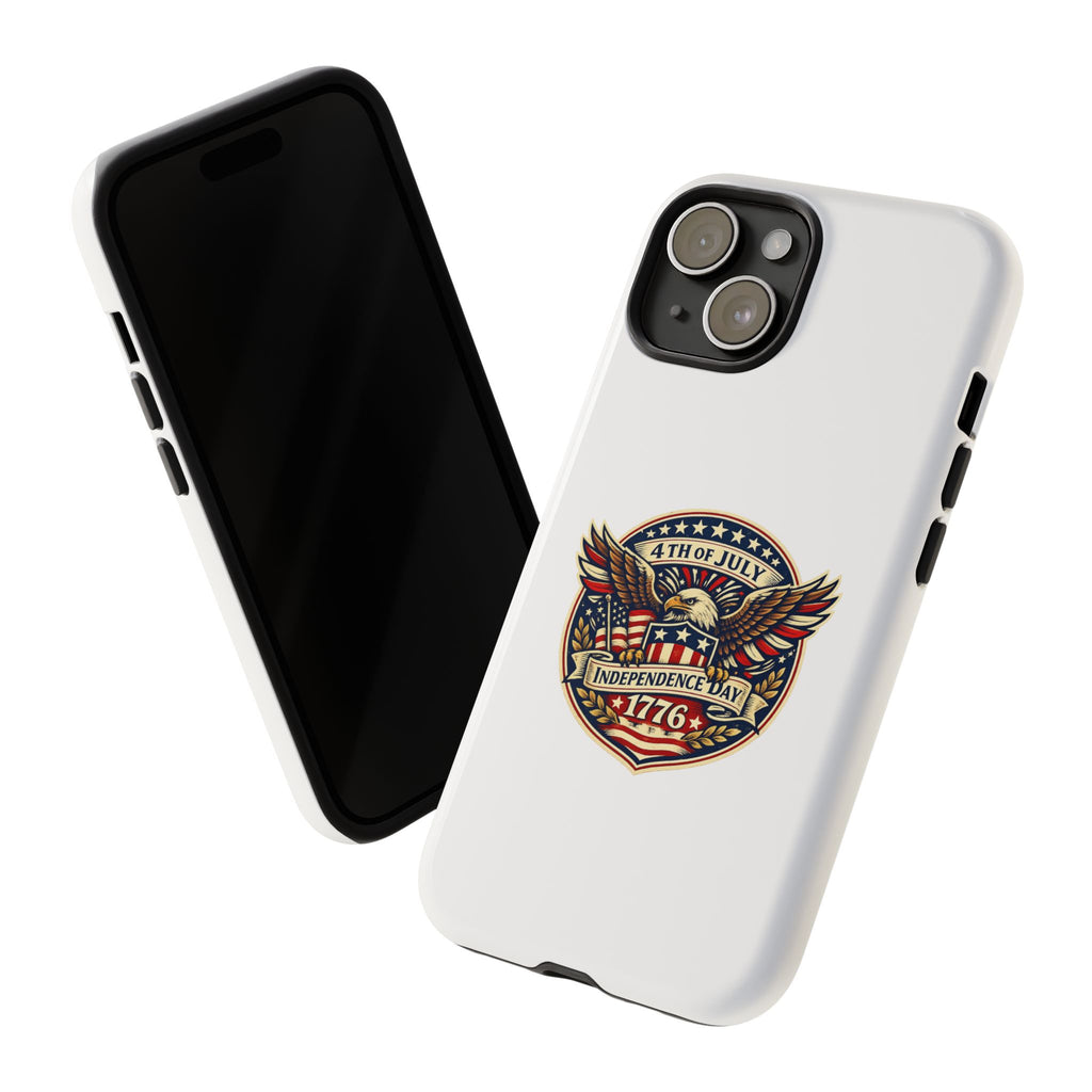 Independence Day 1776 Patriotic Phone Case — 4th of July Eagle Shield Design