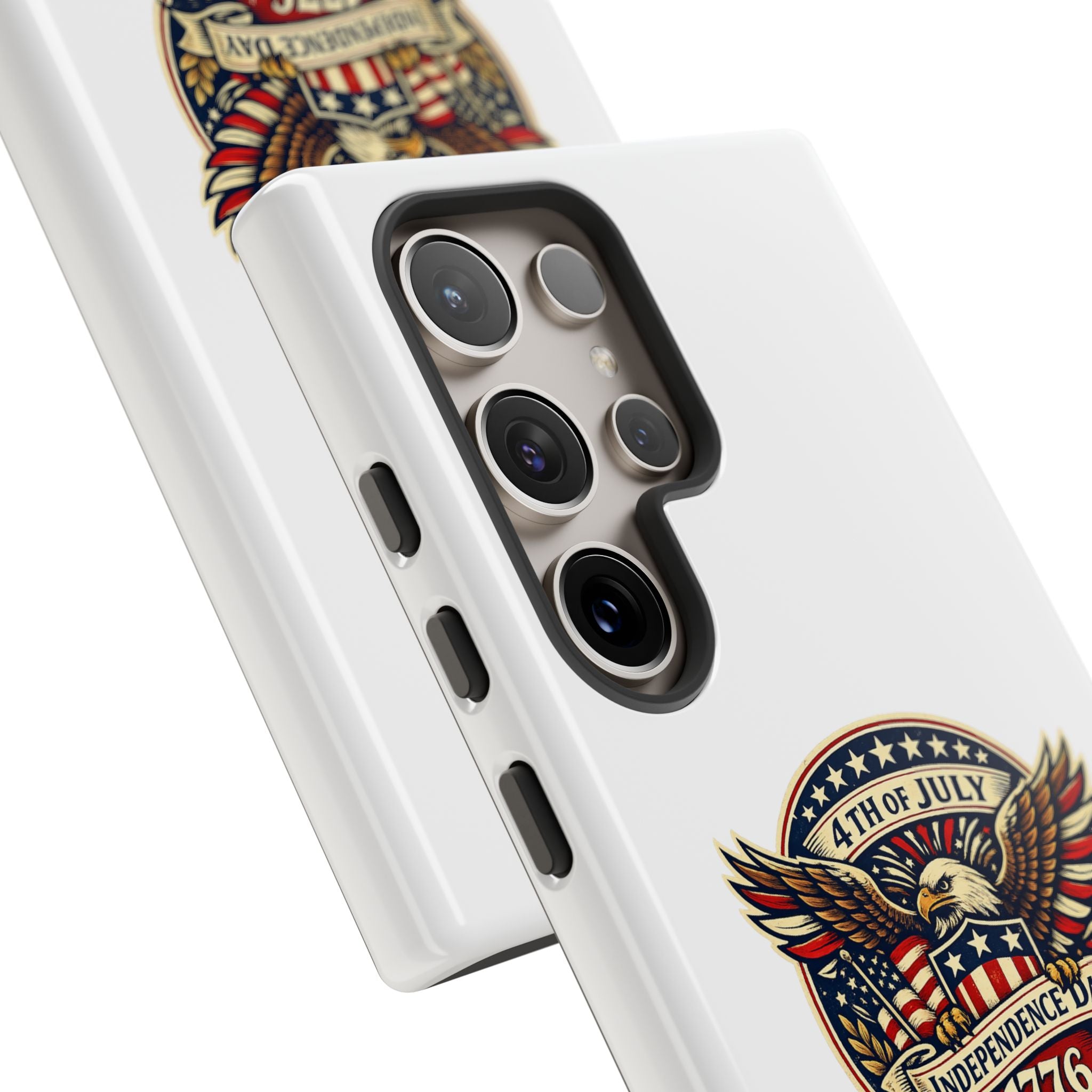 Independence Day 1776 Patriotic Phone Case — 4th of July Eagle Shield Design