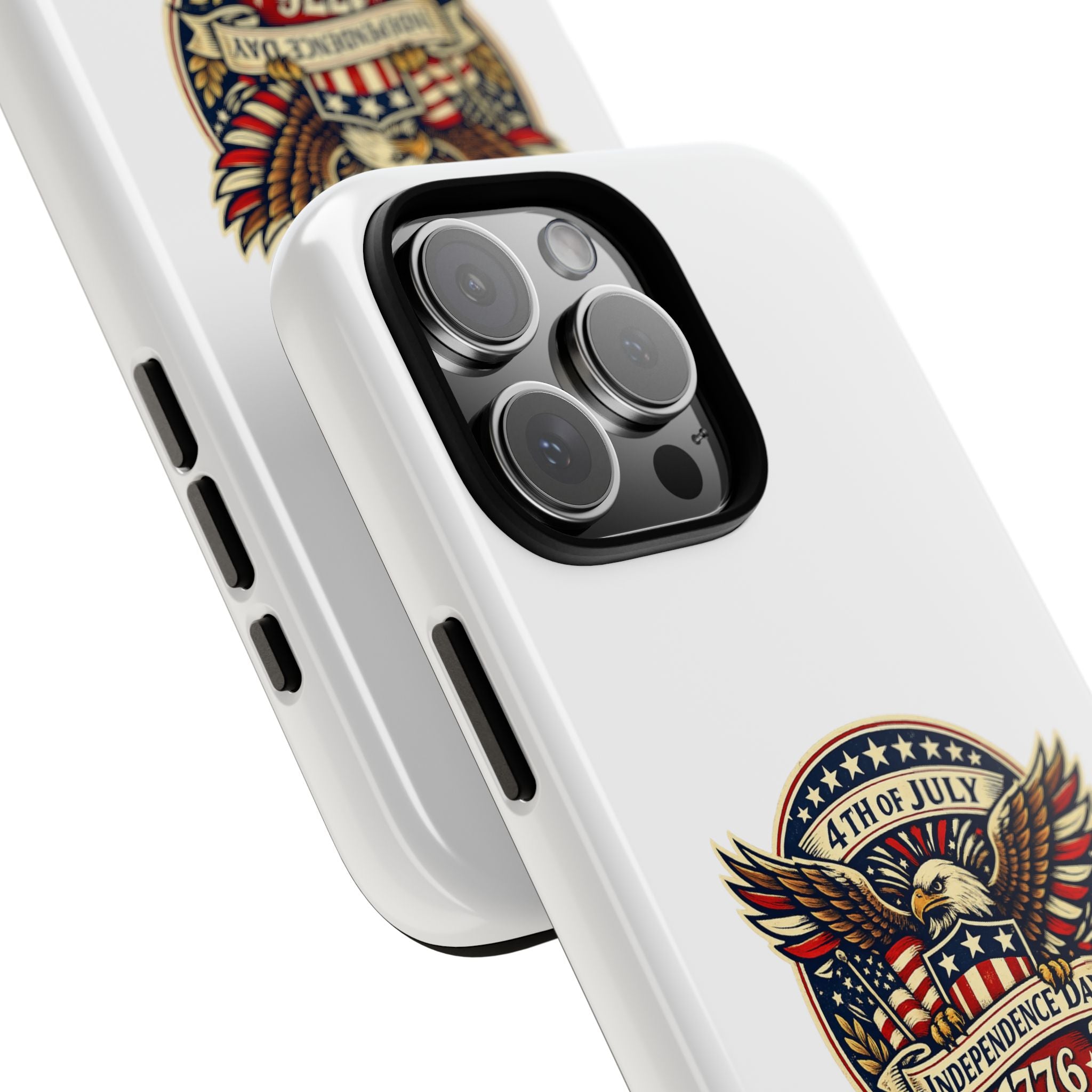 Independence Day 1776 Patriotic Phone Case — 4th of July Eagle Shield Design