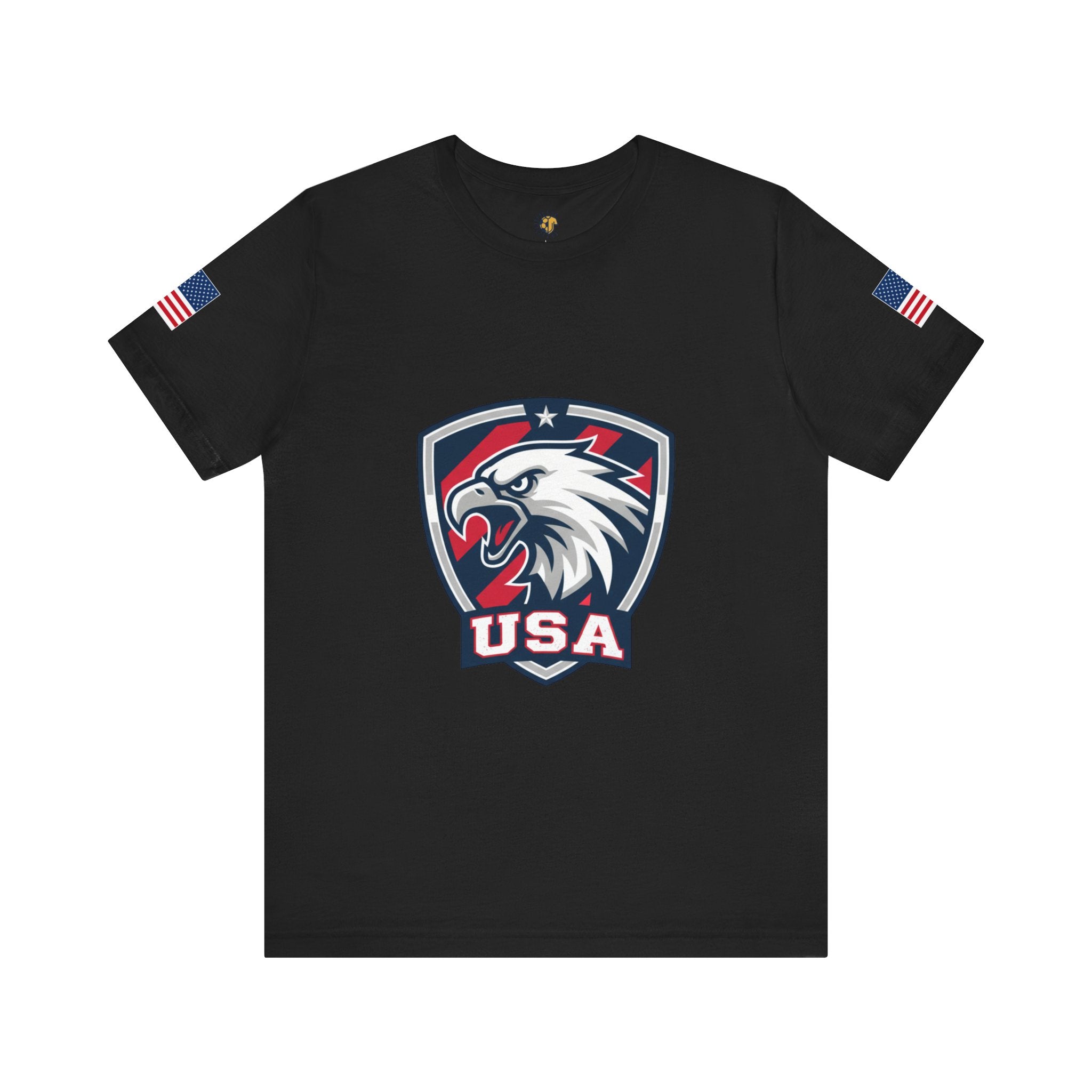 USA Eagle Crest Soccer T-Shirt — Patriotic 4th of July / World Cup 2026