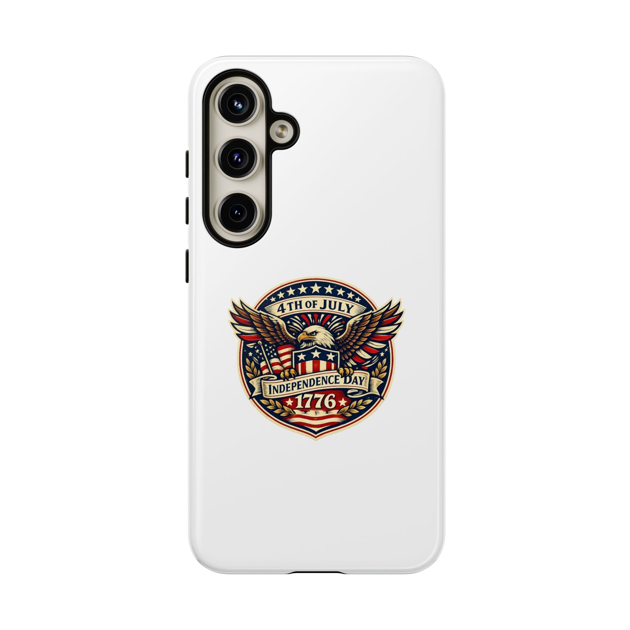 Independence Day 1776 Patriotic Phone Case — 4th of July Eagle Shield Design