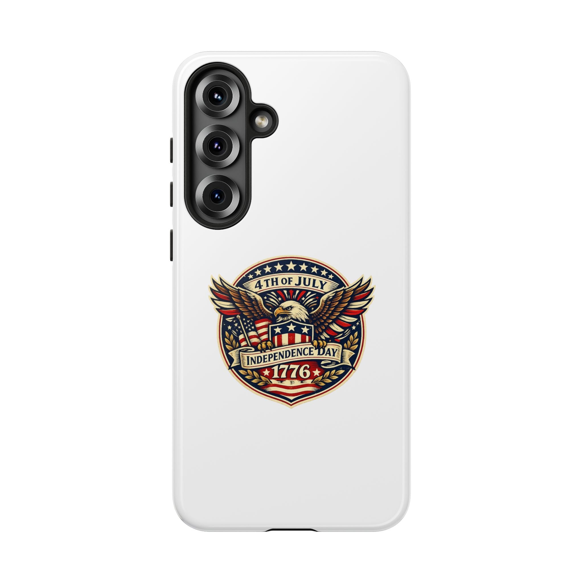 Independence Day 1776 Patriotic Phone Case — 4th of July Eagle Shield Design