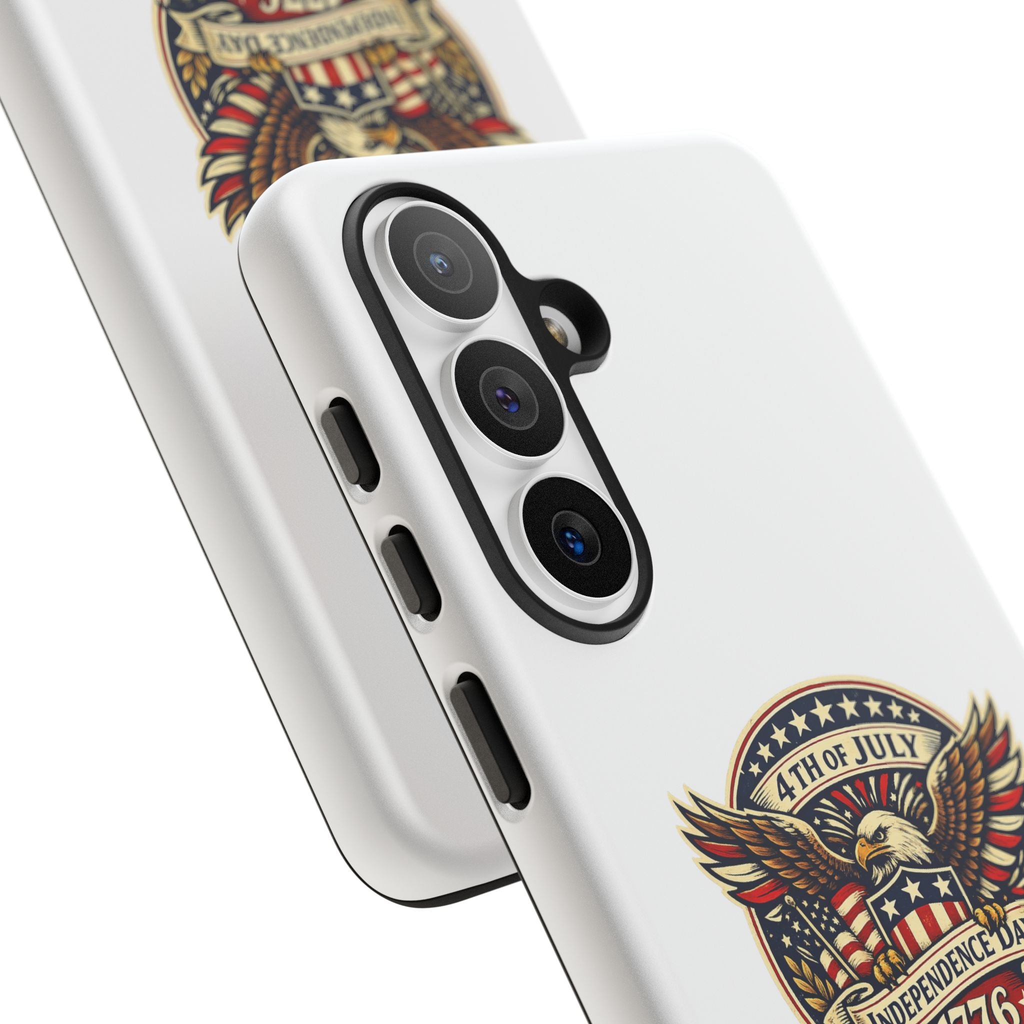 Independence Day 1776 Patriotic Phone Case — 4th of July Eagle Shield Design