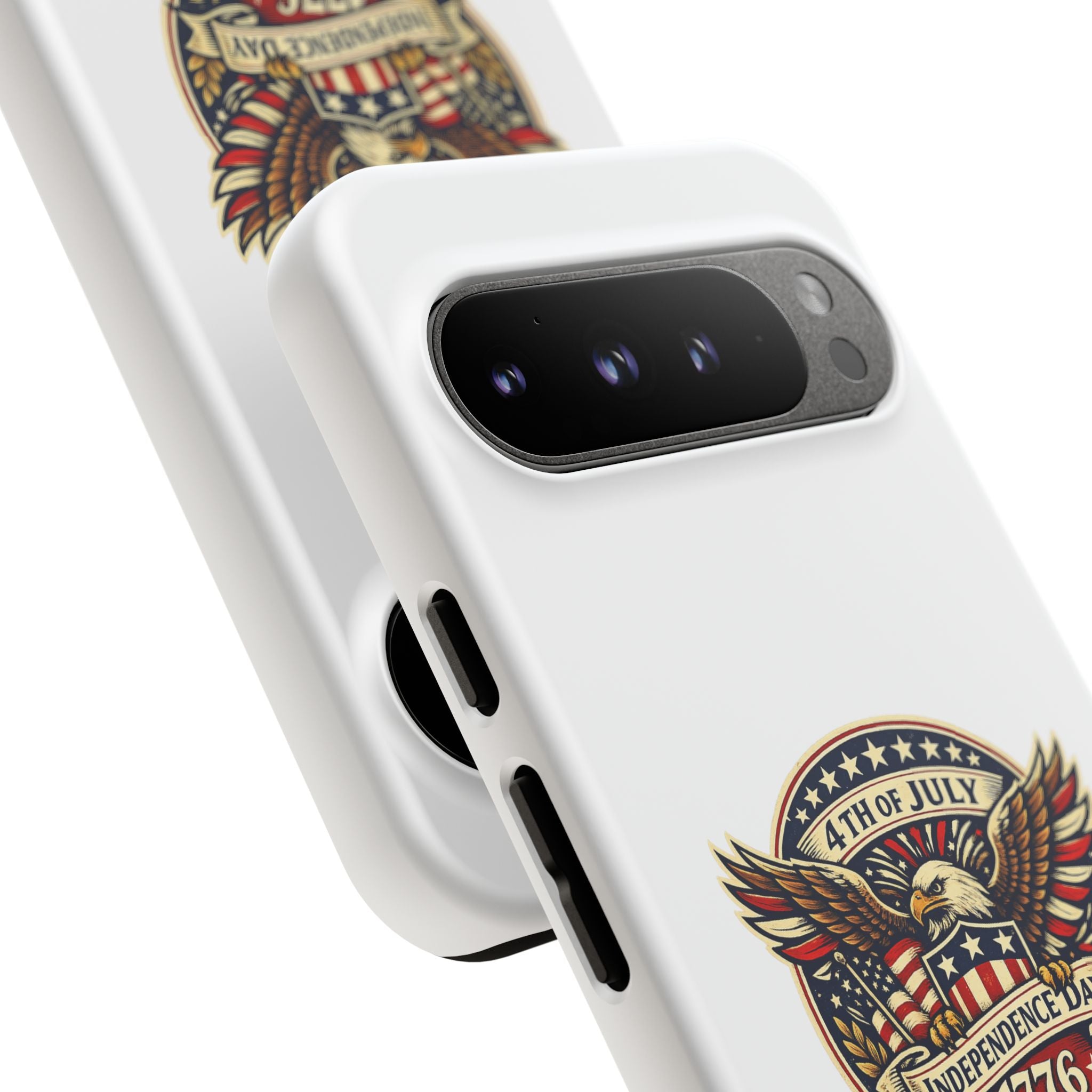 Independence Day 1776 Patriotic Phone Case — 4th of July Eagle Shield Design
