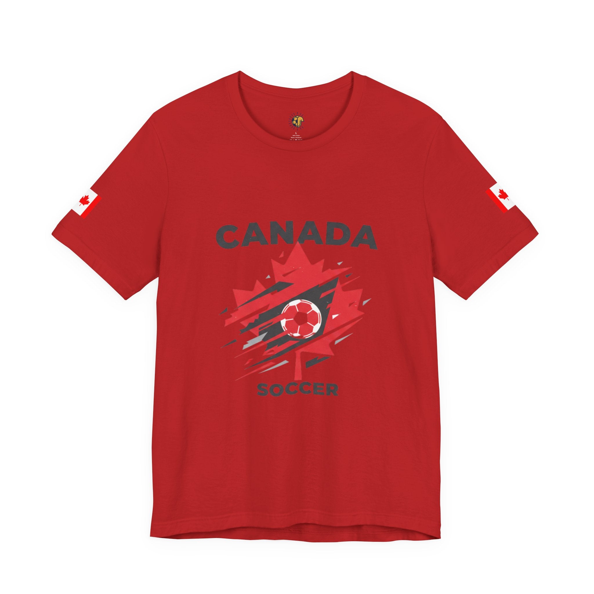 Canada Soccer Maple Leaf Tee — Canadian World Cup 2026 Fan Shirt