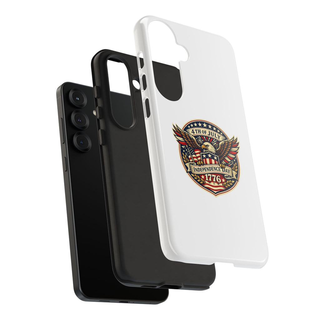 Independence Day 1776 Patriotic Phone Case — 4th of July Eagle Shield Design