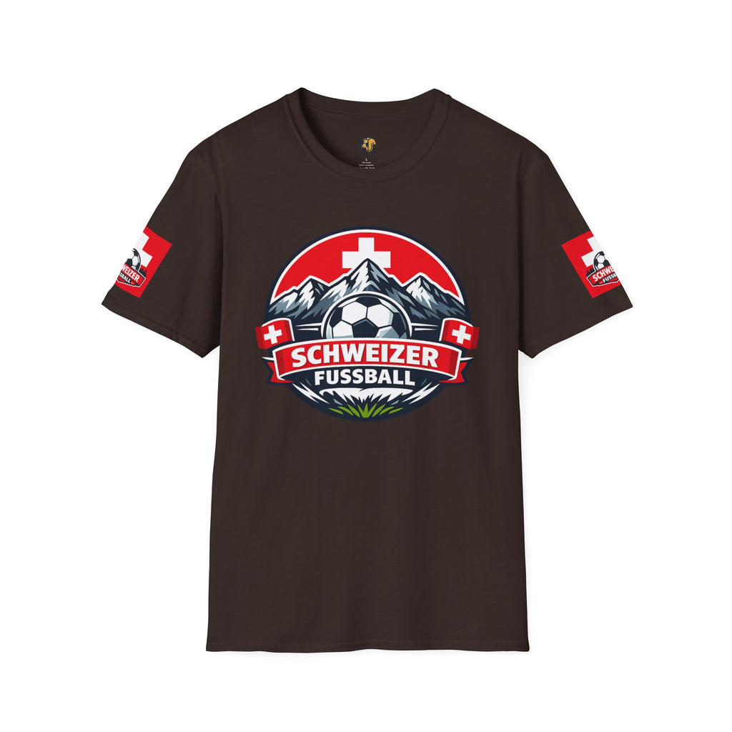 Schweizer Fussball T-Shirt — Swiss Soccer Crest Tee