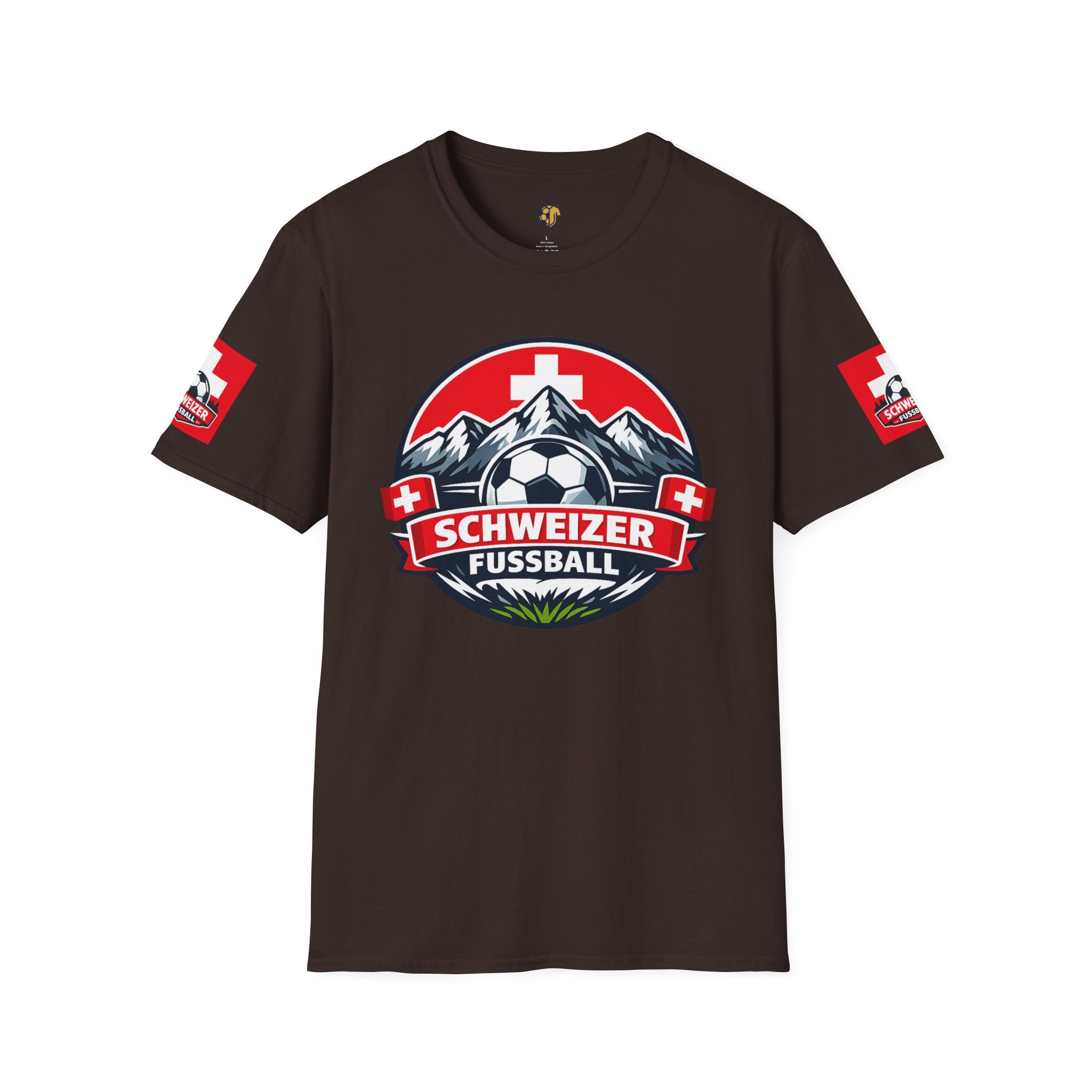 Schweizer Fussball T-Shirt — Swiss Soccer Crest Tee