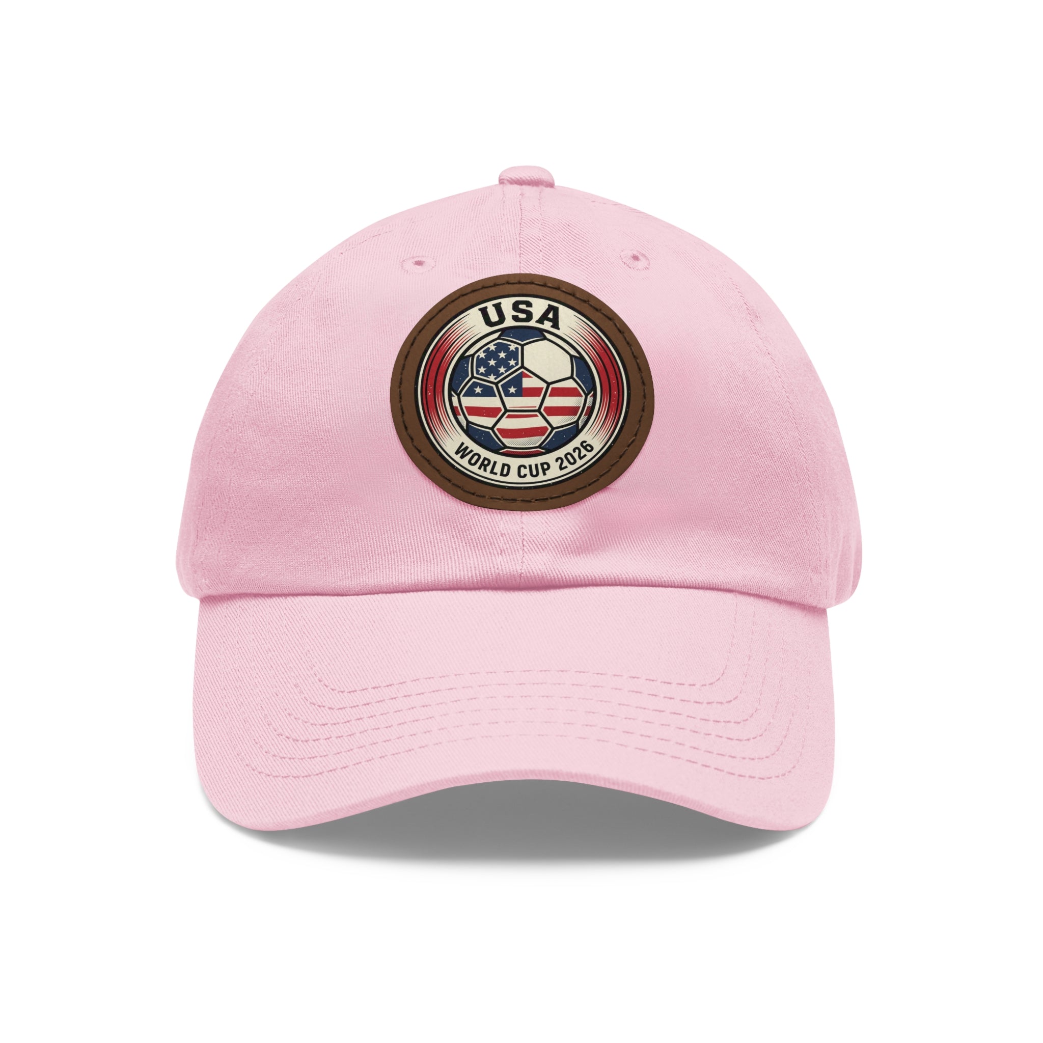 USA World Cup 2026 Leather Patch Dad Hat