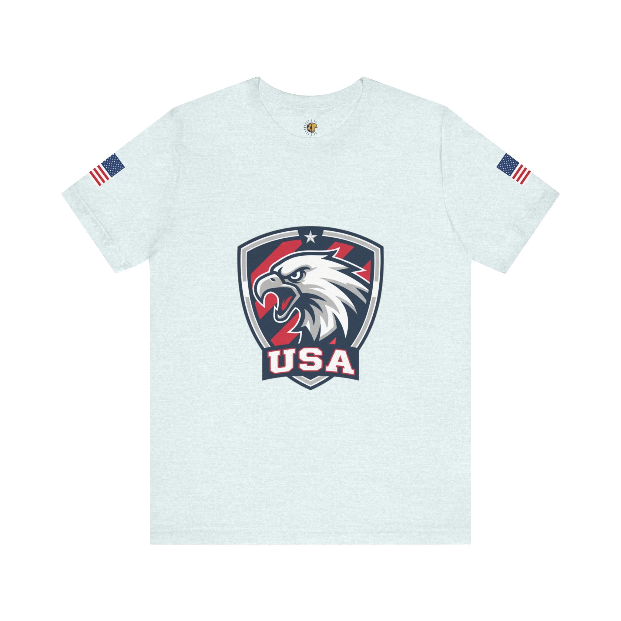 USA Eagle Crest Soccer T-Shirt — Patriotic 4th of July / World Cup 2026