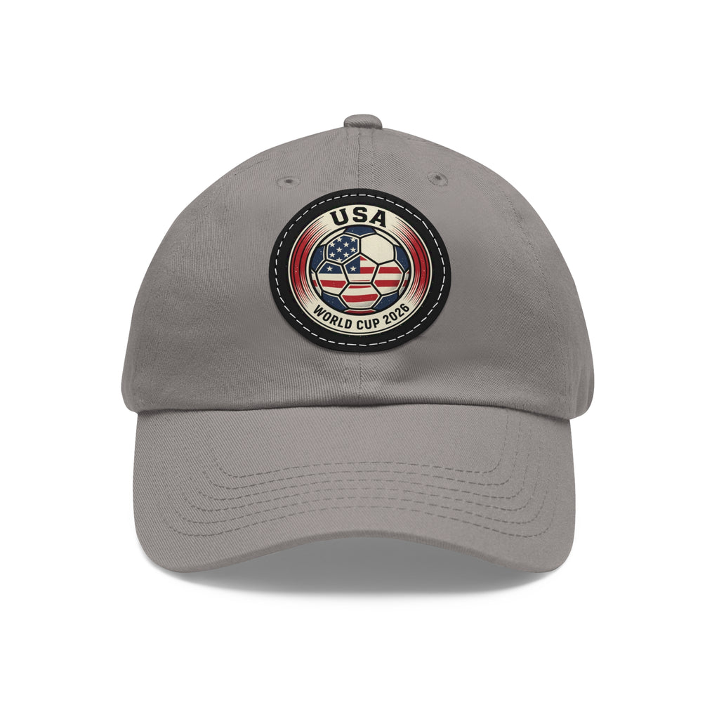 USA World Cup 2026 Leather Patch Dad Hat